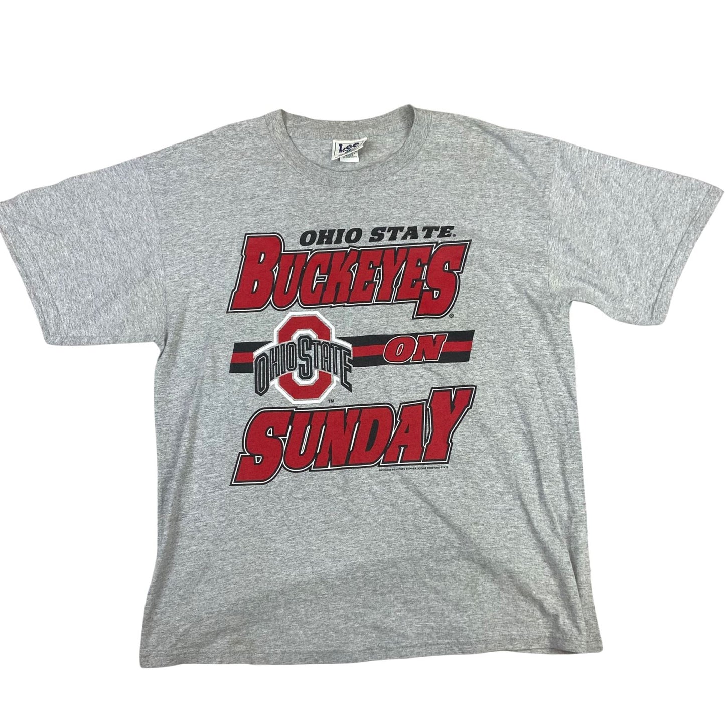 Early 00's Lee Sport Ohio State Buckeyes Nutmeg Players Inc. Graphic T-Shirt XL