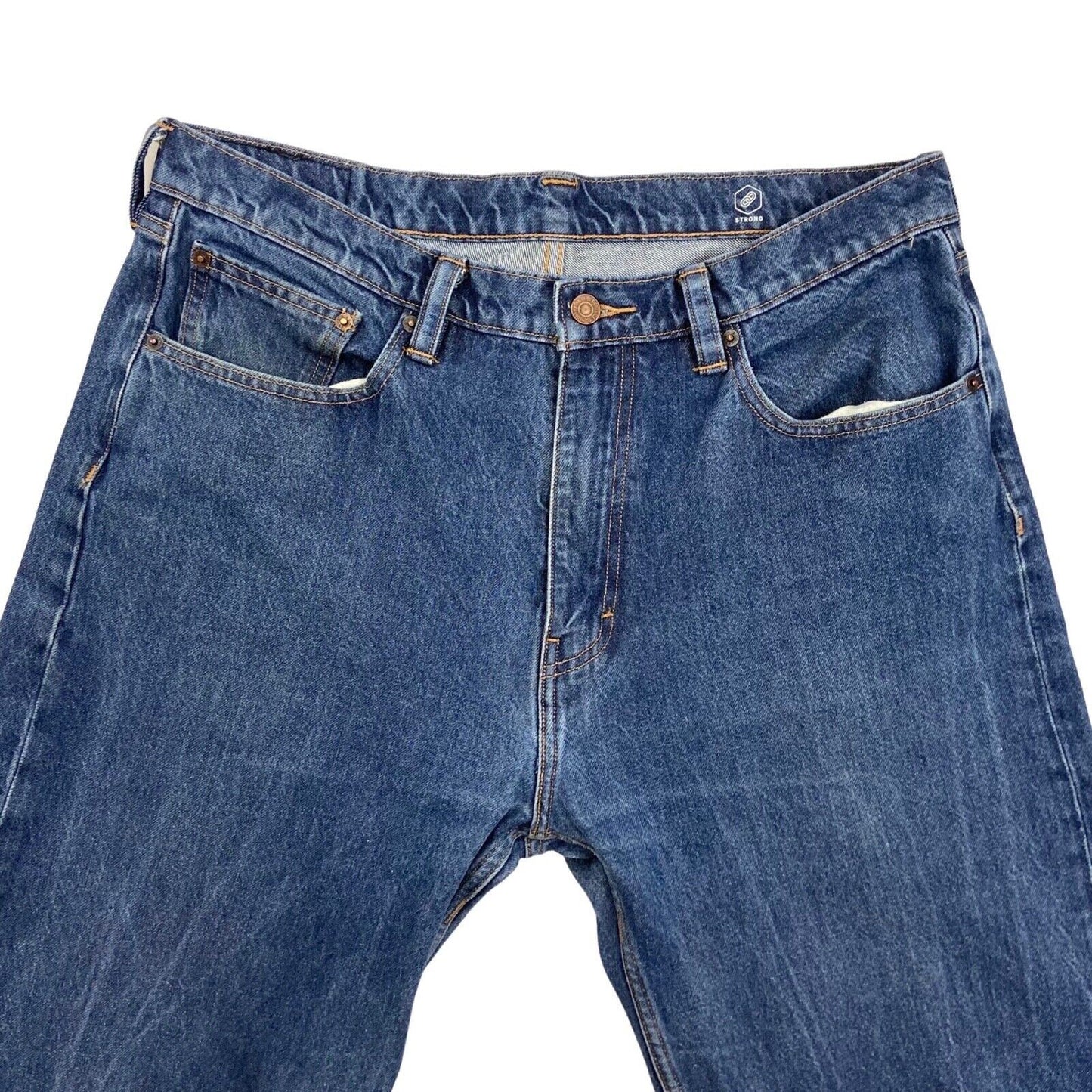 VTG STYLE LEVIS BIG E PREMIUM STRONG HEAVYWEIGHT JEANS ROCKABILLY 34” W 30”L