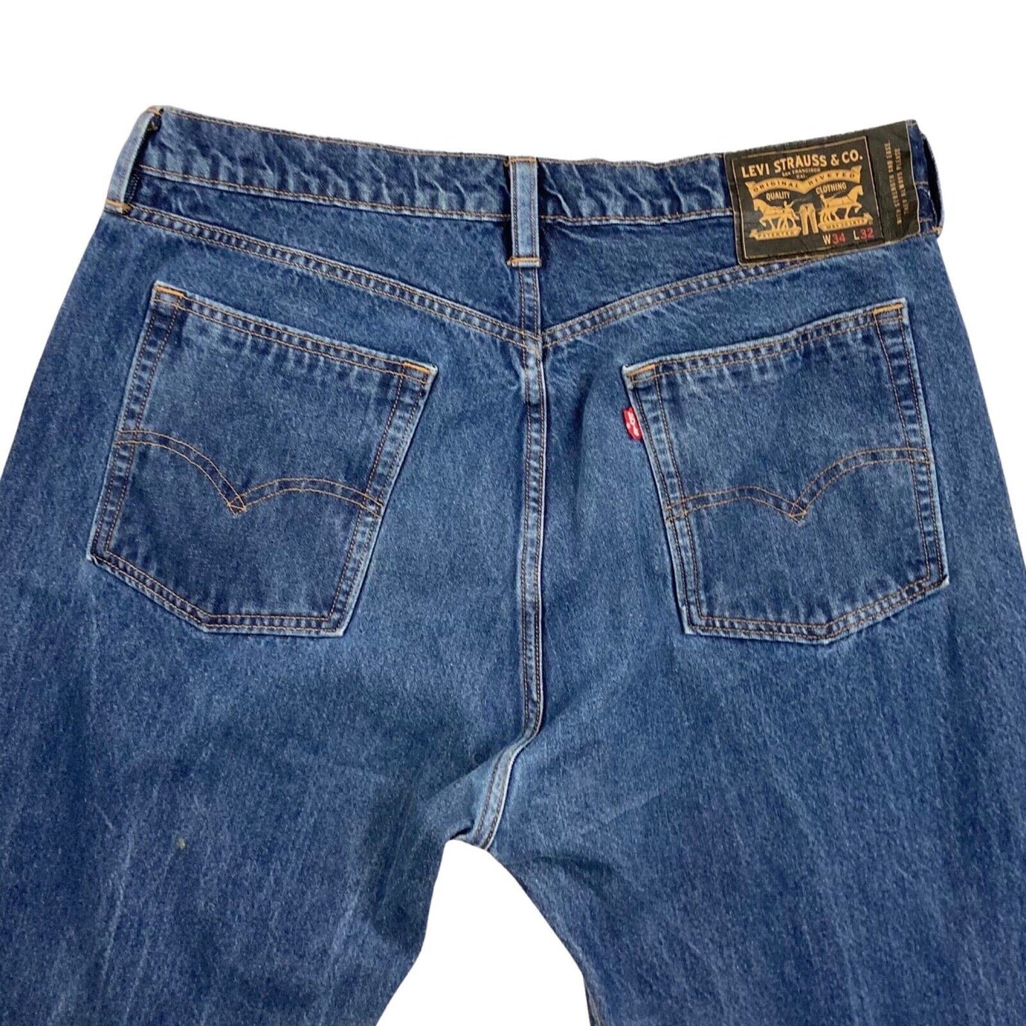 VTG STYLE LEVIS BIG E PREMIUM STRONG HEAVYWEIGHT JEANS ROCKABILLY 34” W 30”L