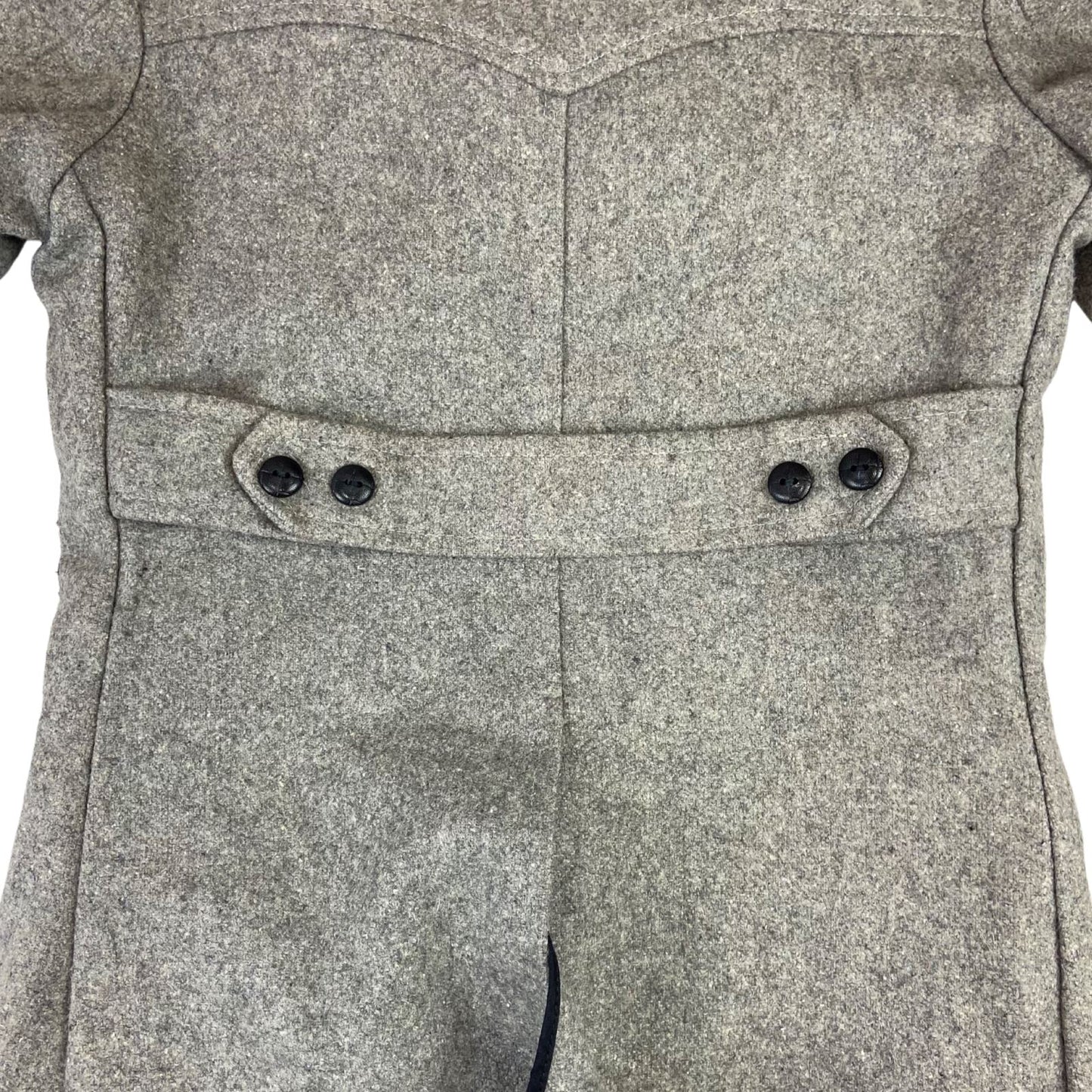 VTG 60s 70s LADIES USA McGREGOR WOOL CAR COAT FAUX FUR LINING SIZE 10