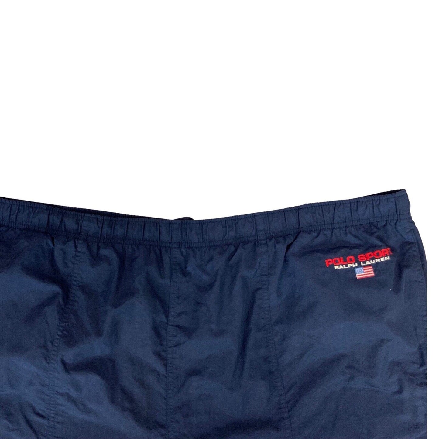 Vintage 90s Navy Polo Sport Ralph Lauren Shellsuit Tracksuit Bottoms XXL W47 L32