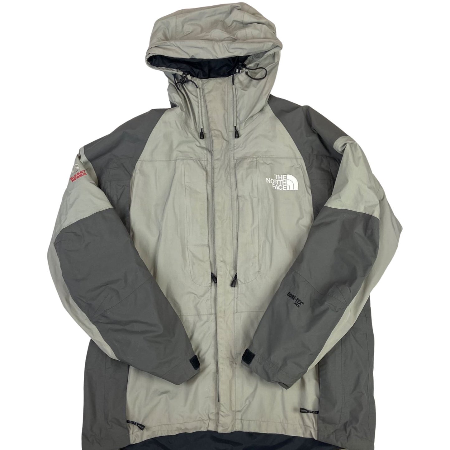 Vintage 90s 00s Stone Grey The North Face Summit Series Gore-Tex XCR Jacket XL