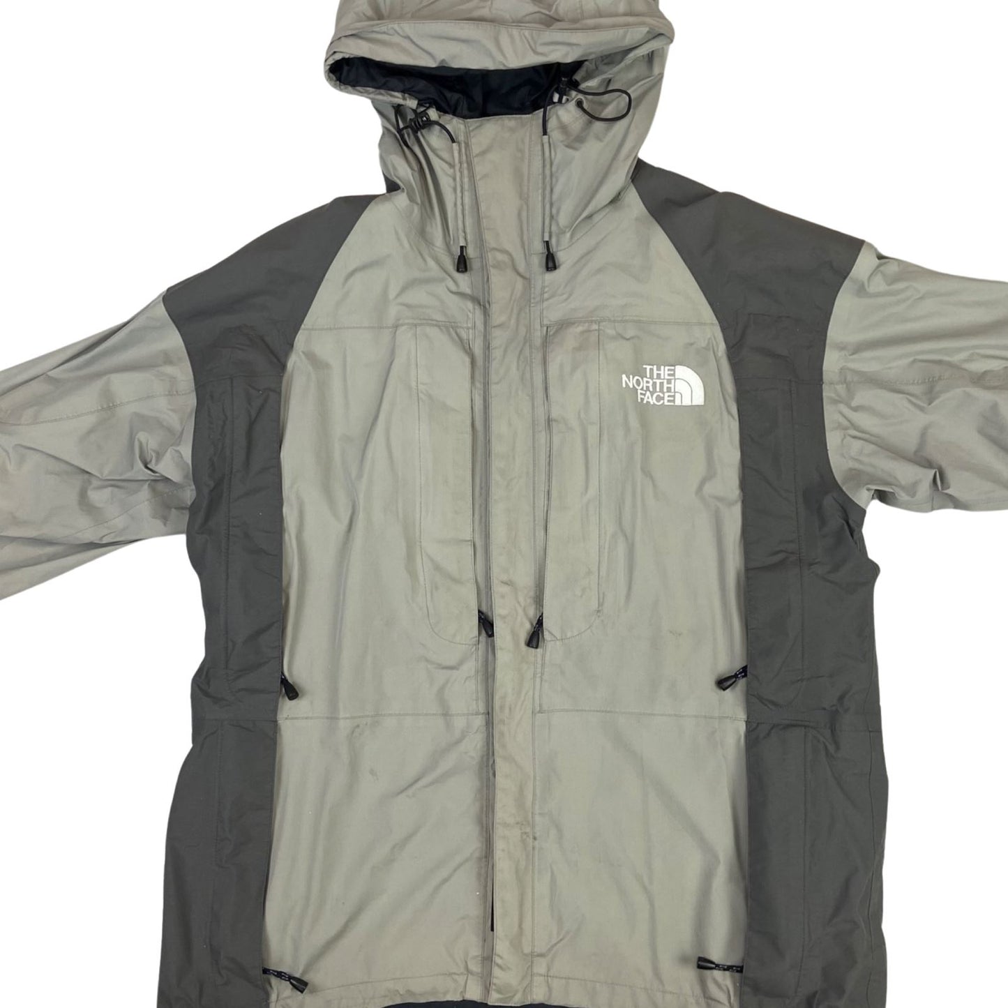 Vintage 90s 00s Stone Grey The North Face Summit Series Gore-Tex XCR Jacket XL