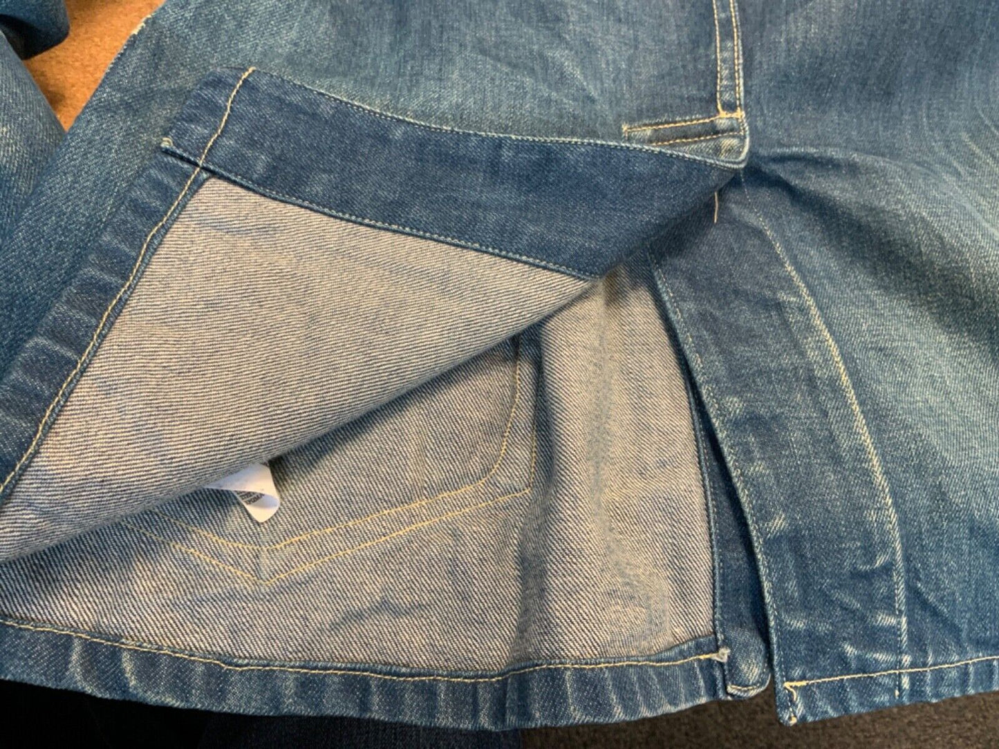 VTG Y2K LEVIS INDIGO DENIM CHORE JACKET WORKWEAR BLAZER WESTERN 44” (40) M