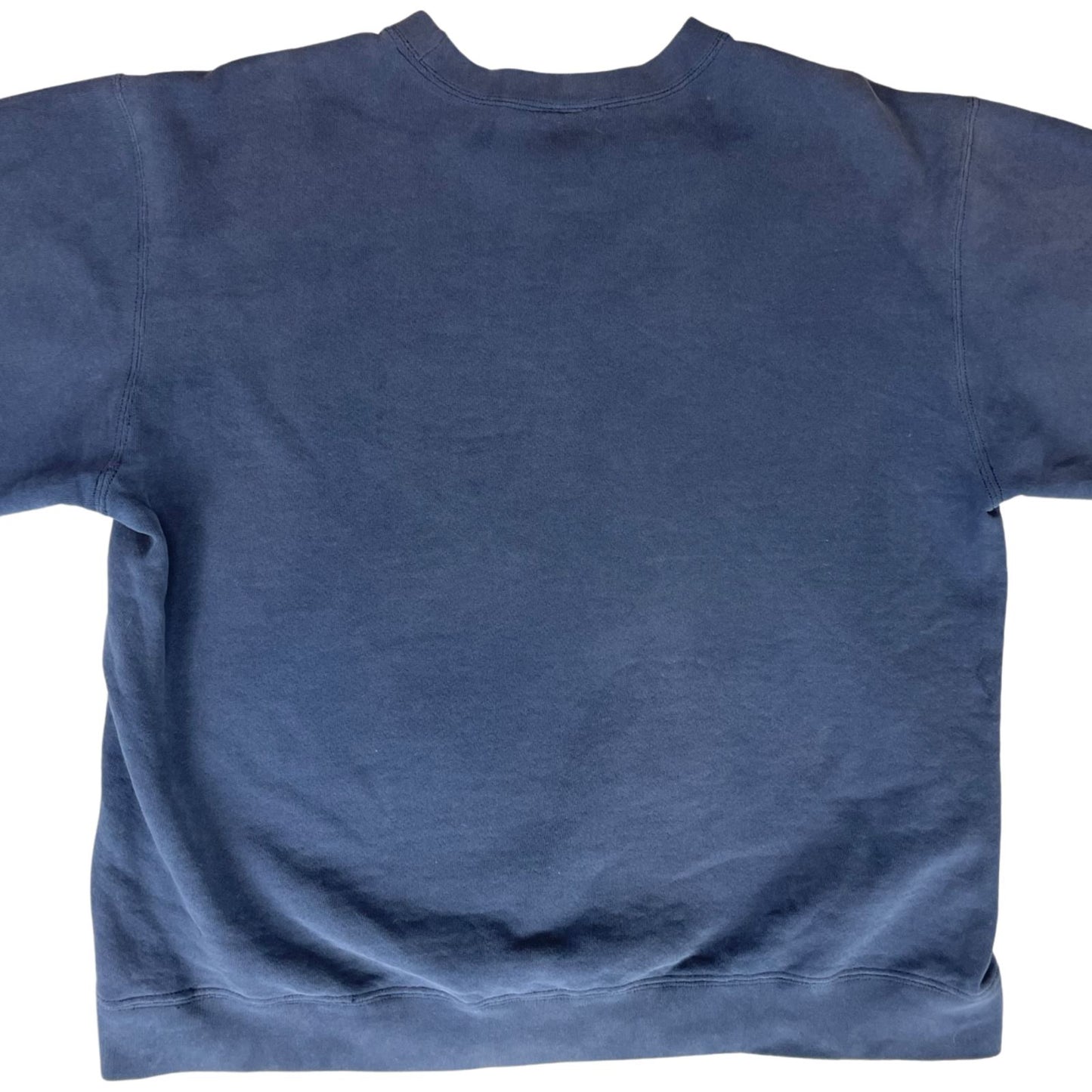 Vintage 90s Navy Blue Nike Swoosh Embroidered Sportswear Varsity Sweater L