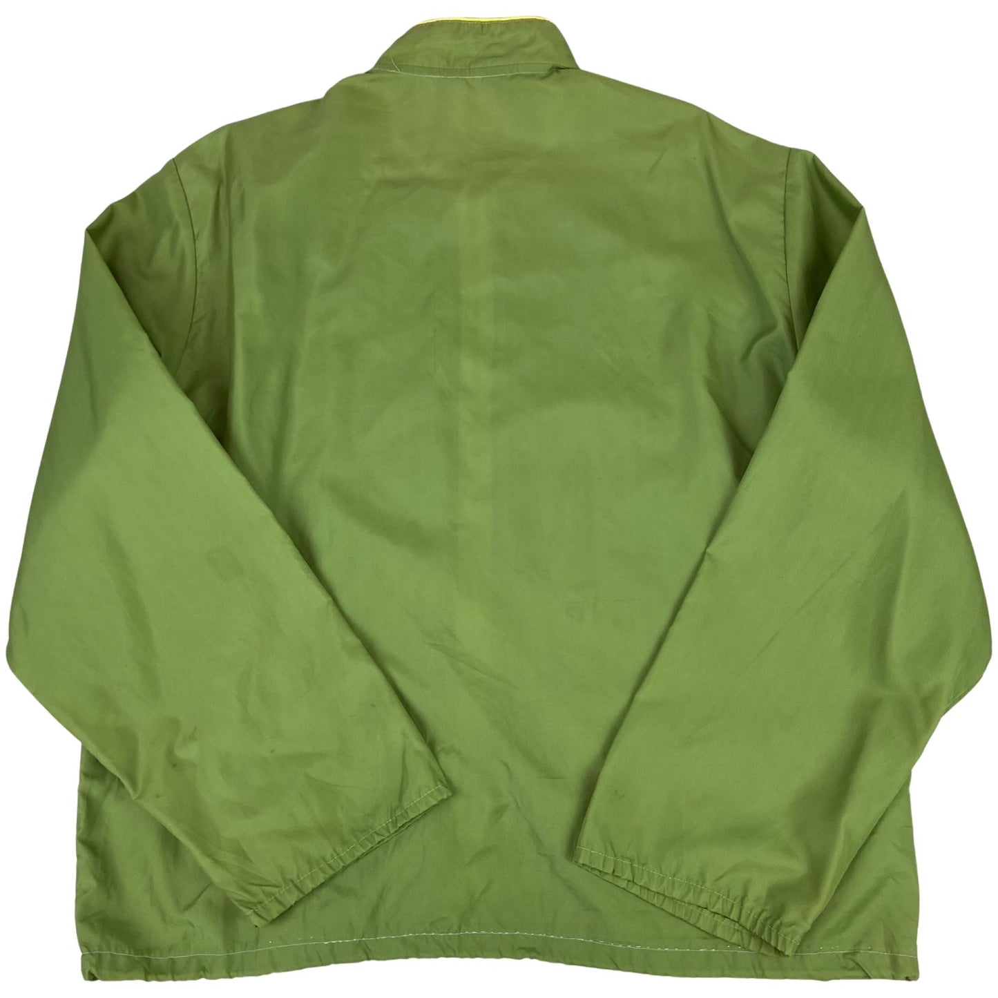 VTG 60s USA NYLON SEARS ROEBUCK OAKBROOK SURFER JACKET HOT ROD WINDBREAKER 42” L