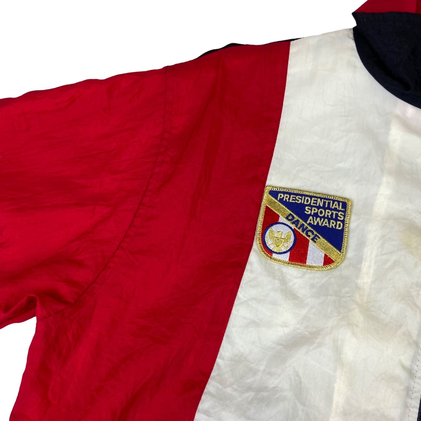 VTG 80s USA LADIES CARO-LINER LINE DANCERS SHELL JACKET WINDBREAKER XL 46”