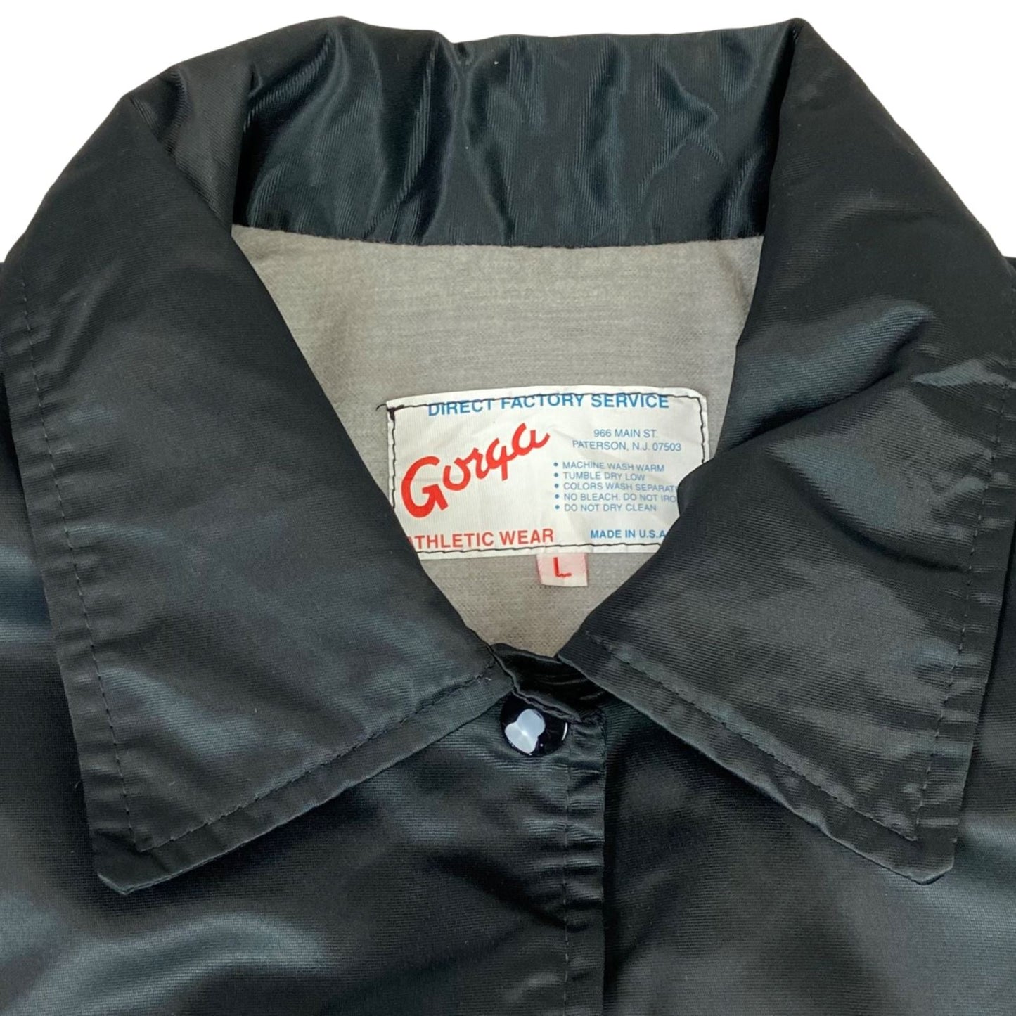 VTG USA JACKSON JAGUARS FOOTBALL LINED NYLON WINDBREAKER SURFER JACKET 44” L