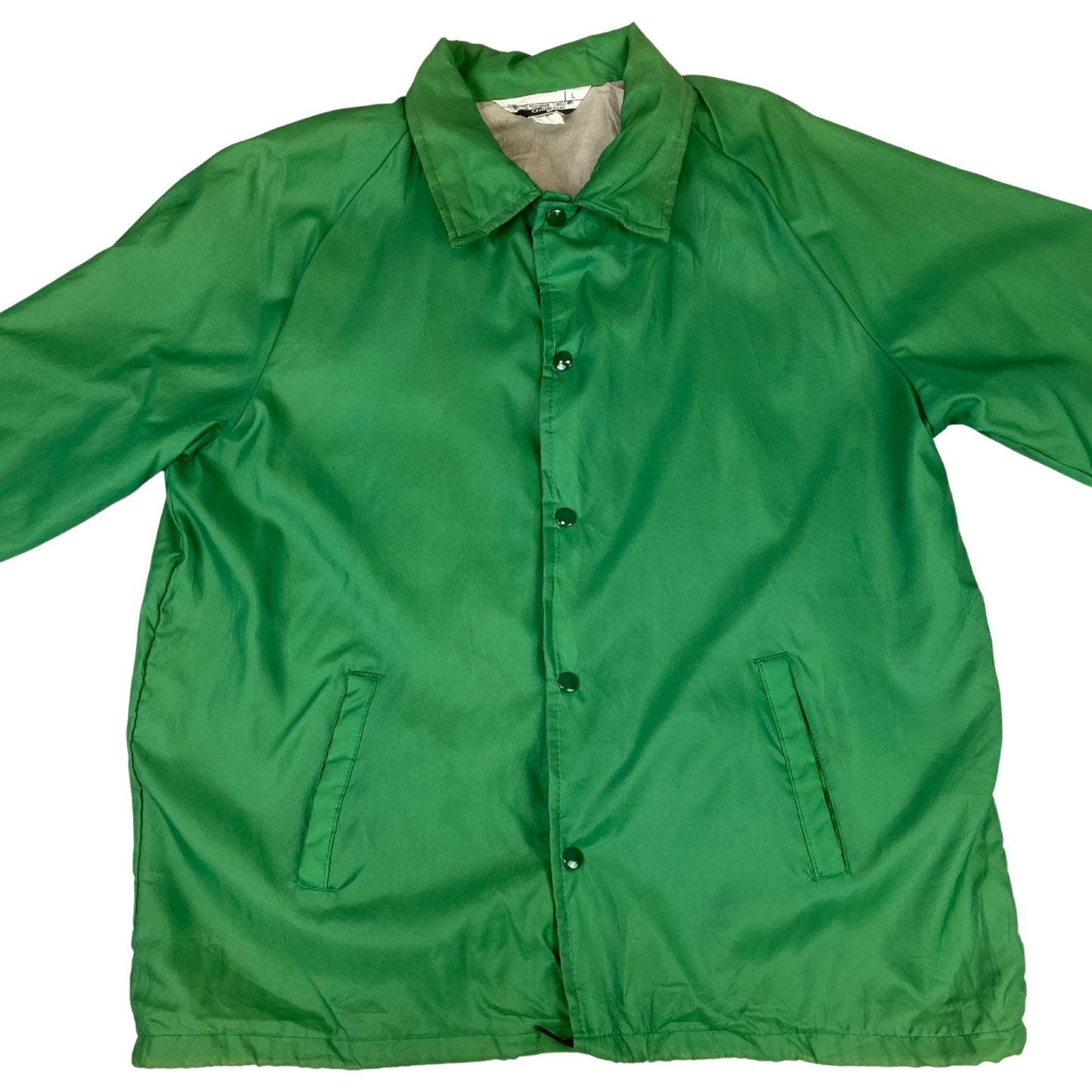 VTG USA JACKSON MICHIGAN STATE SPORT LINED NYLON WINDBREAKER SURFER JACKET 44” L