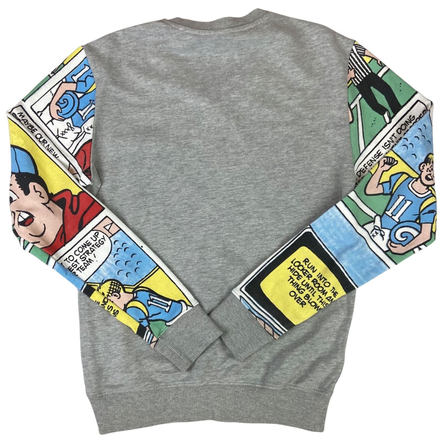 Vintage 90s Grey American College Archie Comics Graphic Babe Ruth Sweatshirt S