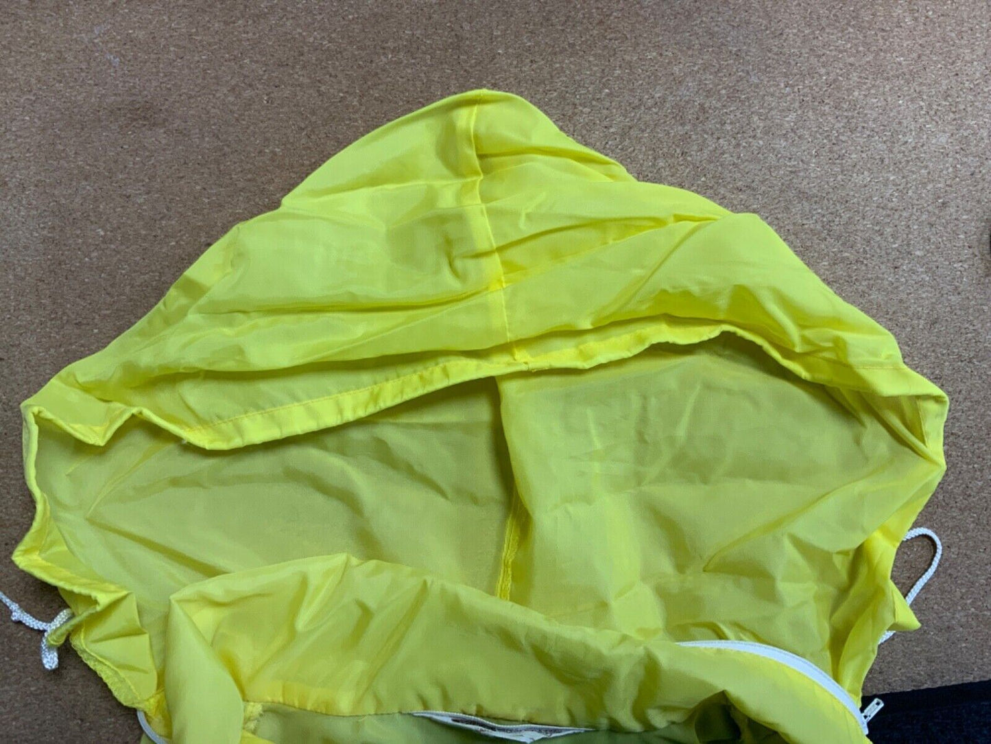 VTG 70s USA MONTGOMERY WARD CLARK TWIN BARS CHOCOLATE WINDBREAKER JACKET 38” S