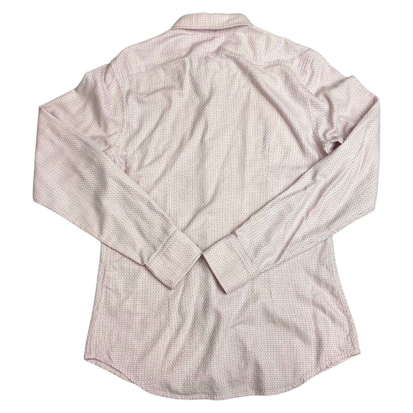 Vintage 90s 00s Pink White Prada Red Label Button Down Shirt S