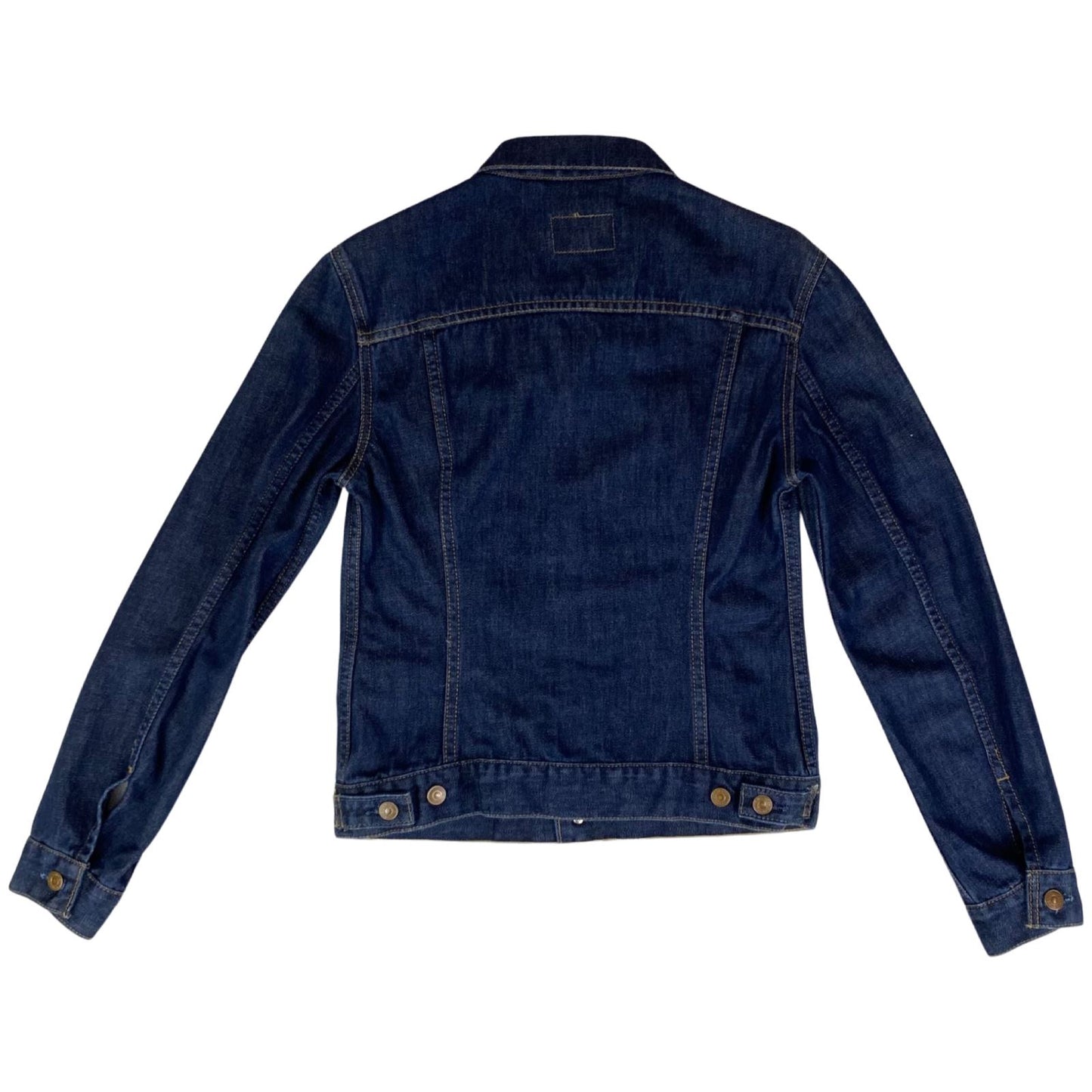 VTG LEVIS FOR GIRLS DENIM TYPE 3 TRUCKER JACKET INDIGO ROCKABILLY MOD 30” XXS