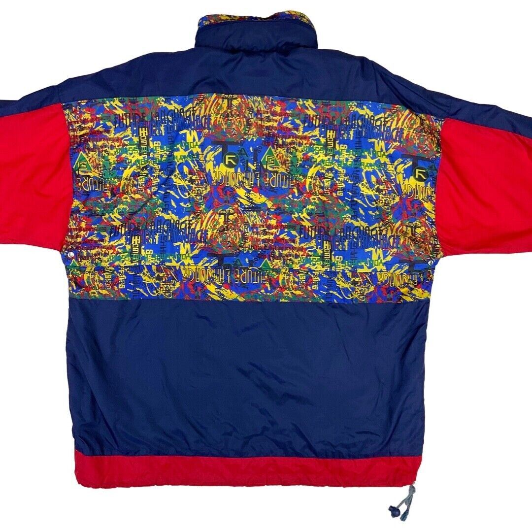 Vintage 90s San Marco Ventana Waterproof 1/2 Zip Windbreaker Large