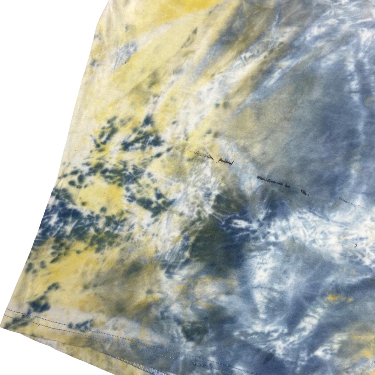Y2k Multi-Coloured Yellow & Blue O'Neill Surf Wear Graphic T-Shirt XXL