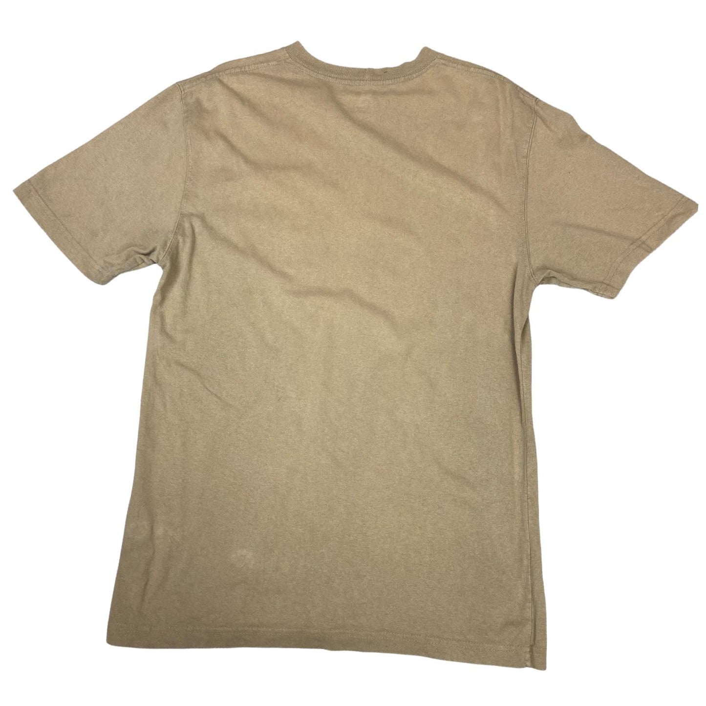 Y2k Beige Carhartt Pocket Tee Short Sleeve T-Shirt Medium