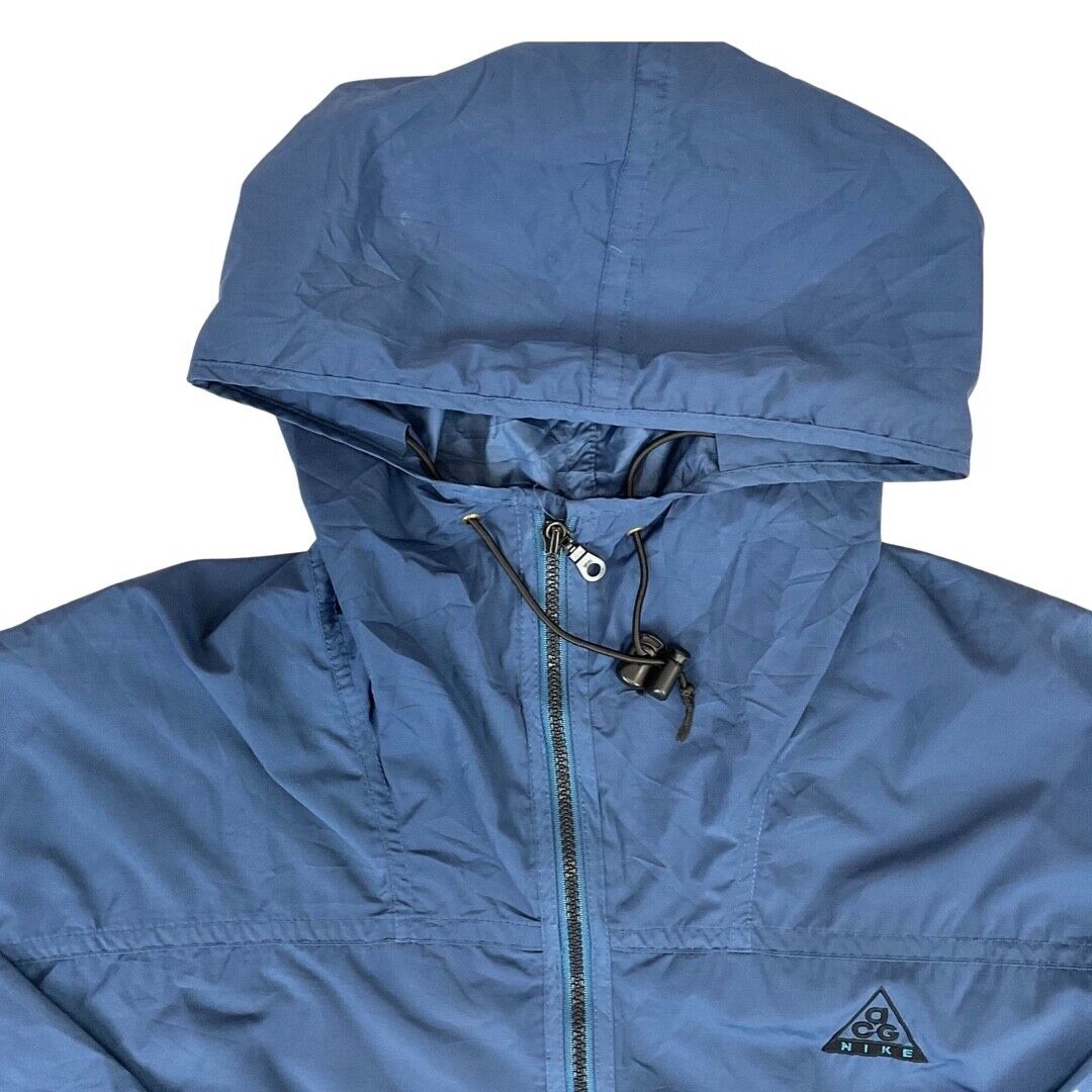 Vintage 90s Navy Nike ACG All Conditions Gear 1/2 Zip Pullover Windbreaker XL