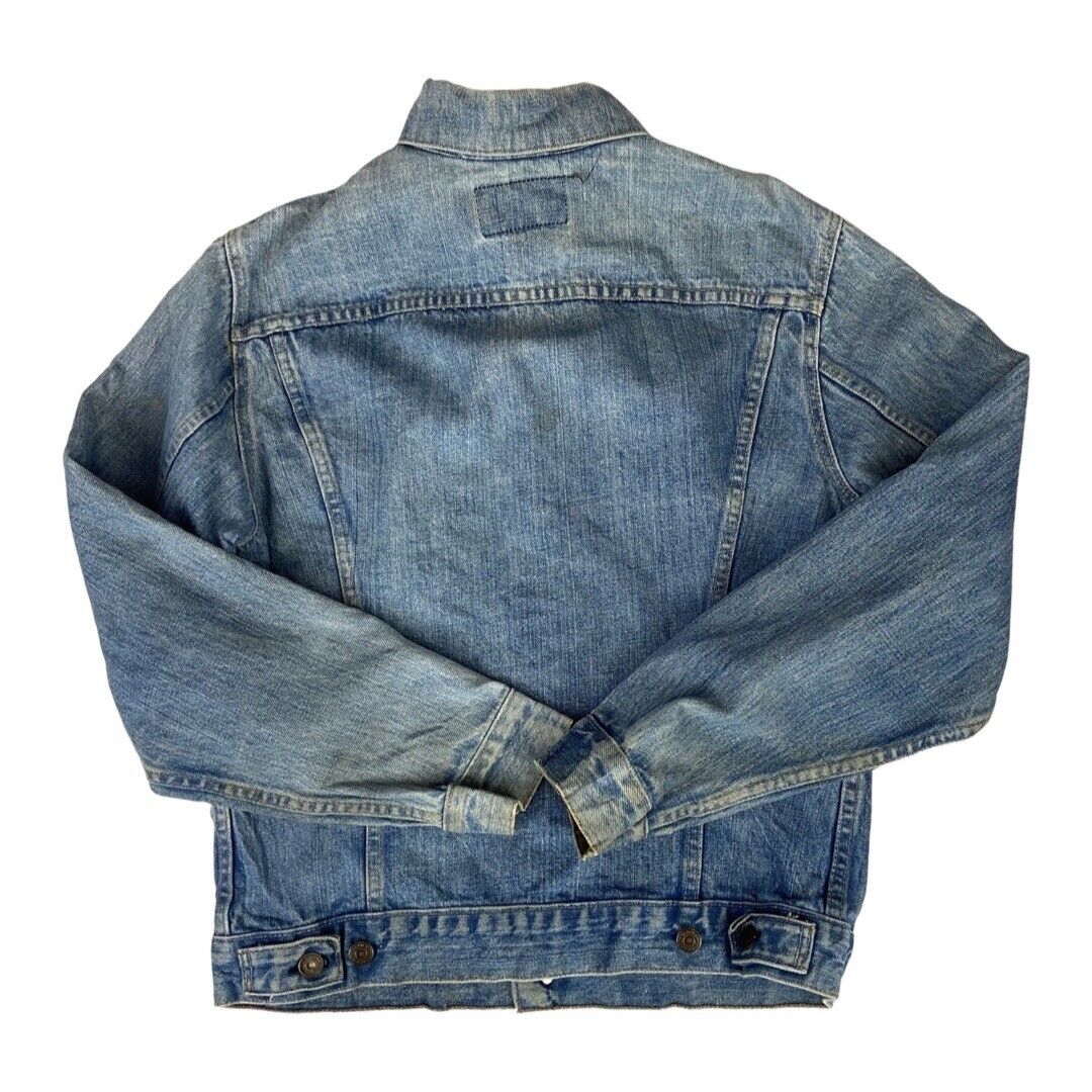 VTG 80s USA MADE LEVIS 70505 0213 TYPE 3 TRUCKER DENIM JACKET MOD SKINS 36” S