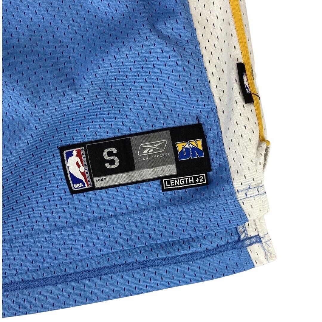 Reebok Baby Blue, Yellow & White Denver Nuggets Jersey NBA ANTHONY #15 X-Small