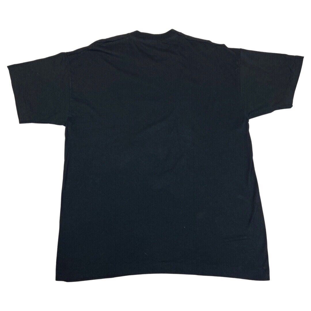Vintage 1998 Black Star Trek Fact Files T-shirt L
