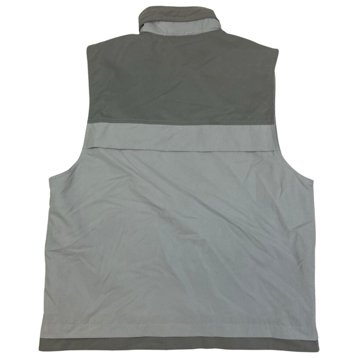 Vintage 90s Grey Embroidered Nike Gilet L