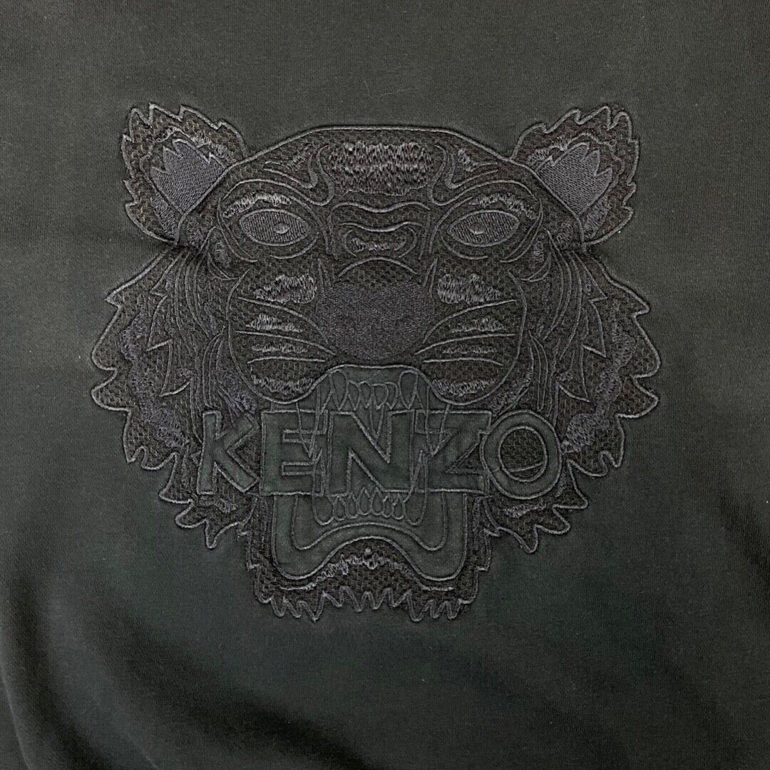 Vintage 90s 00s Navy Embroidered Kenzo Tiger Crew Neck Jumper S