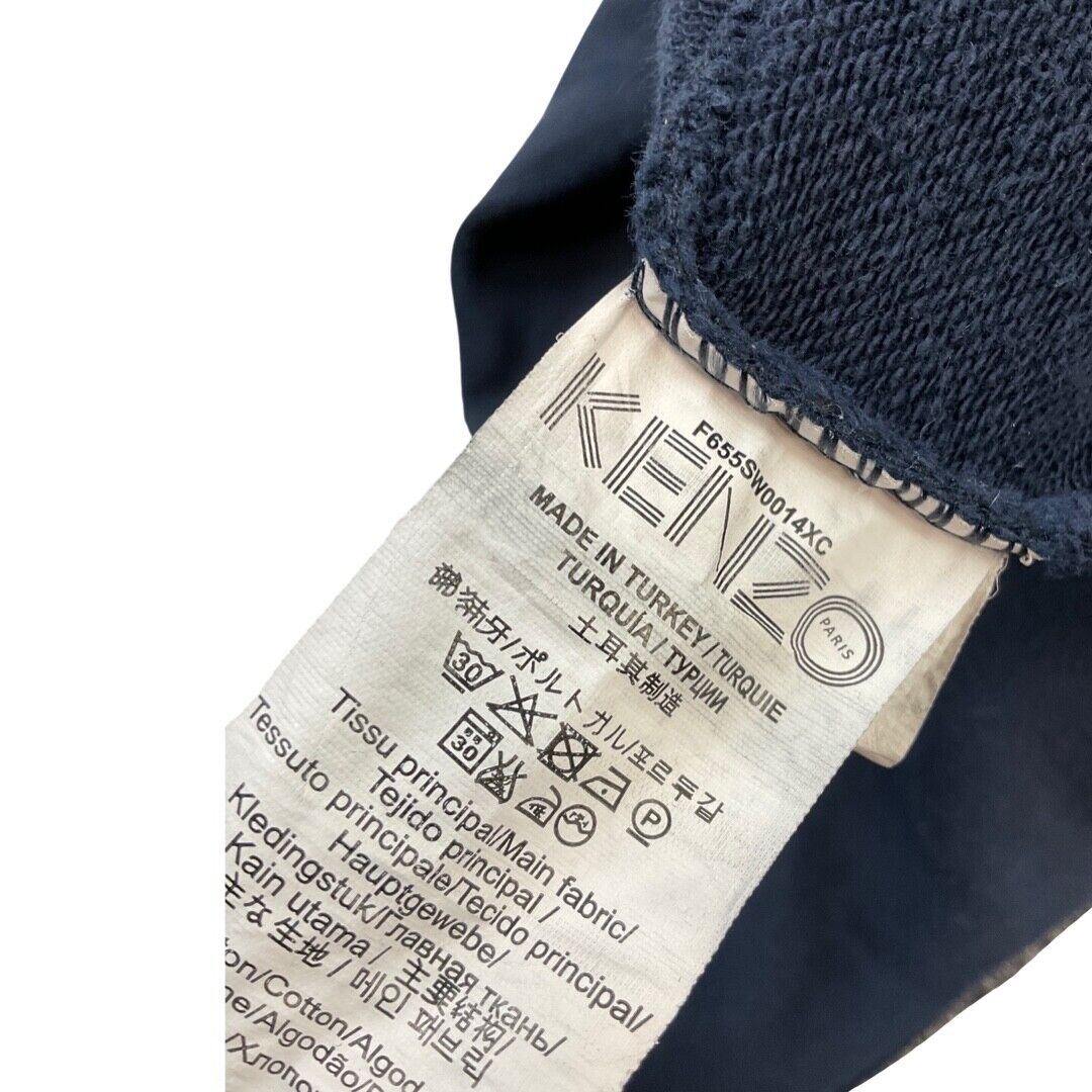 Vintage 90s 00s Navy Embroidered Kenzo Tiger Crew Neck Jumper S