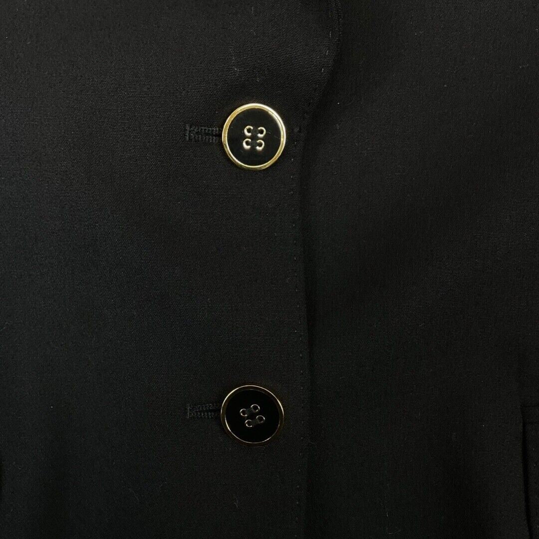 Black Dolce & Gabbana Garbadine Wool Twill Tailored Designer Tuxedo Blazer 12