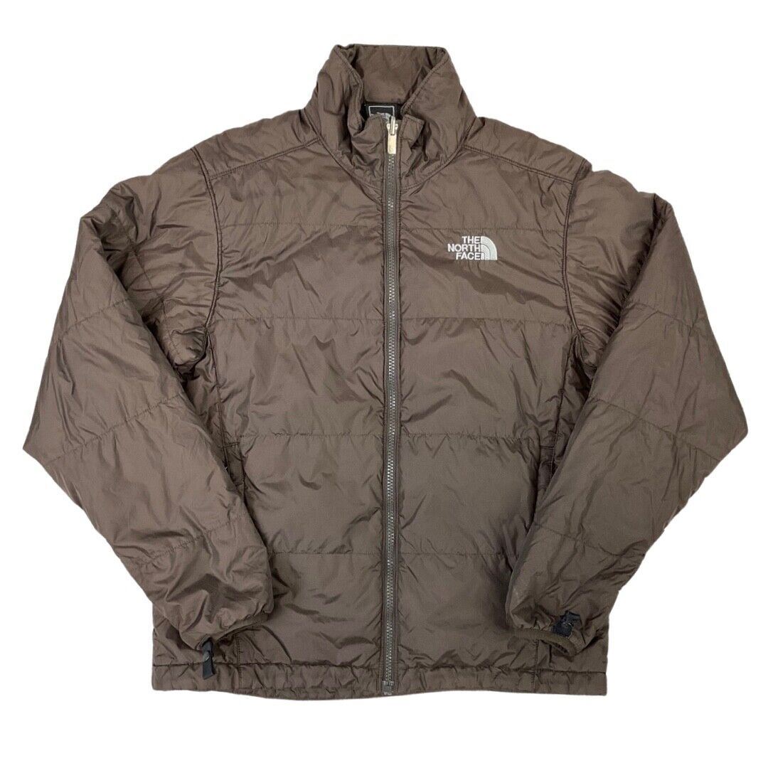 Vintage 90s Brown The North Face Lightweight Puffa Jacket M