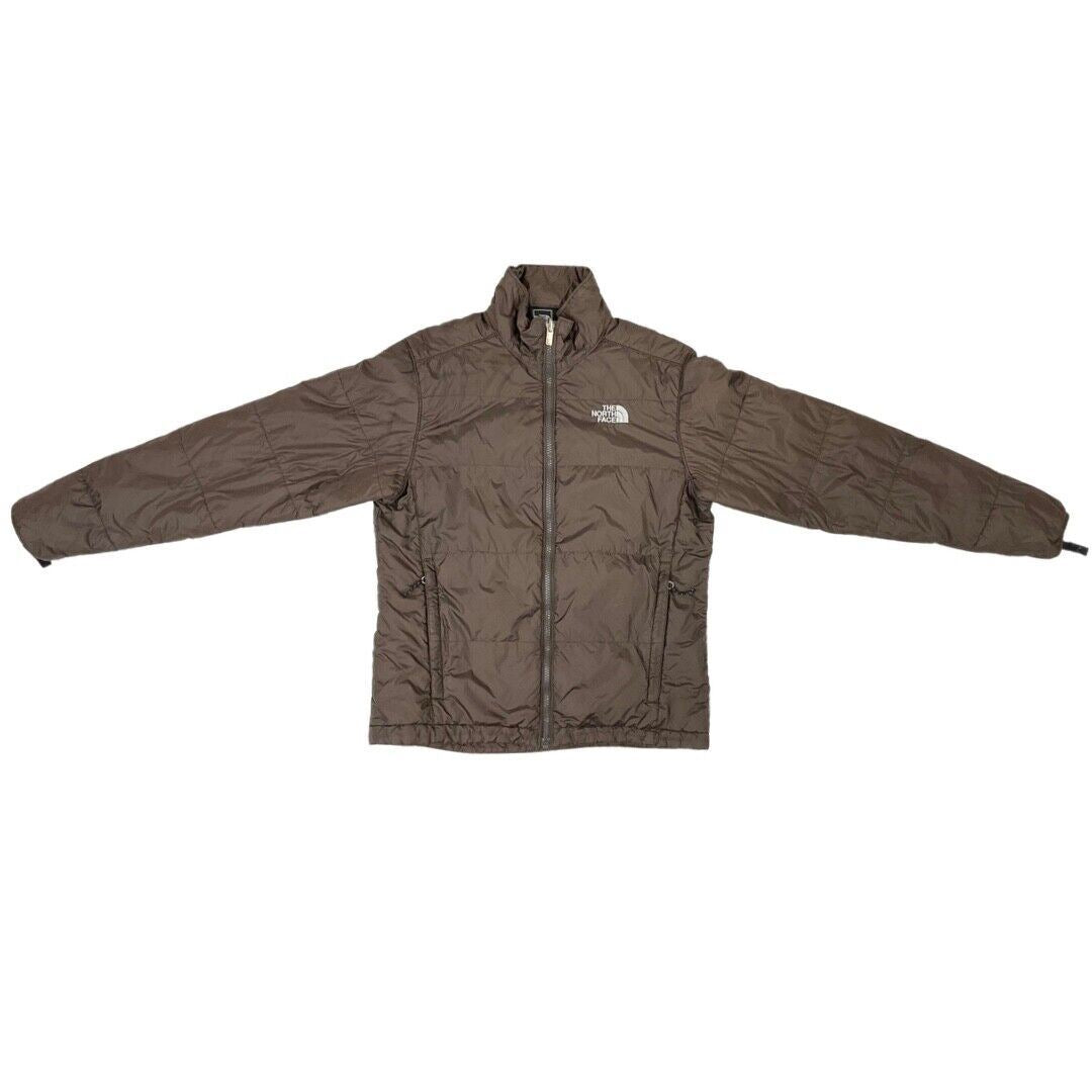 Vintage 90s Brown The North Face Lightweight Puffa Jacket M