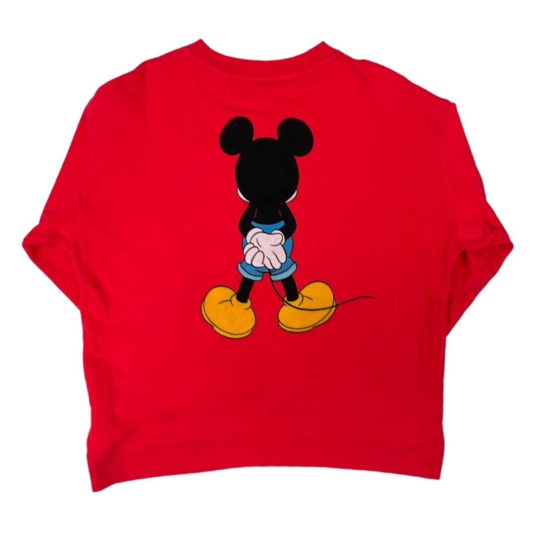 00s Red Levi’s Mickey Mouse Classic Kick Sweatshirt M