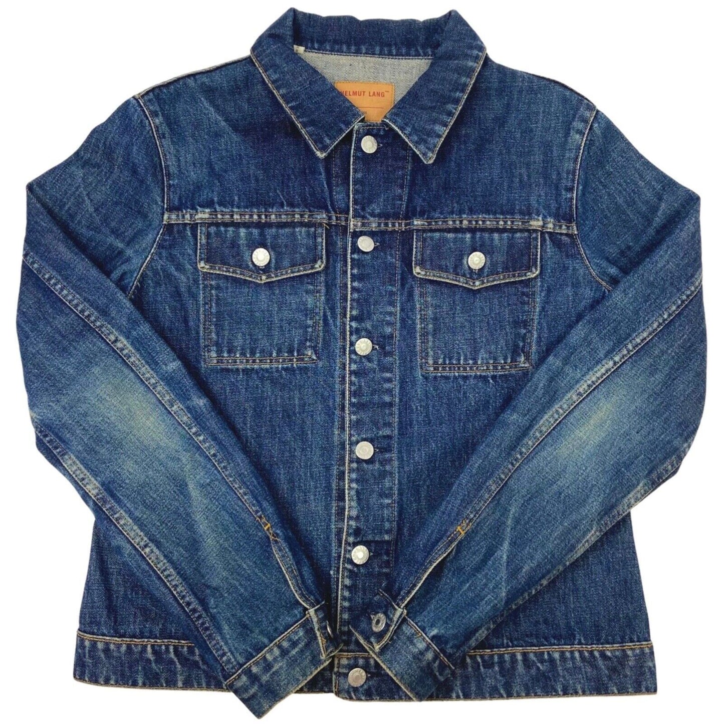 Vintage 90s 00s Blue Helmut Lang Denim Jacket M
