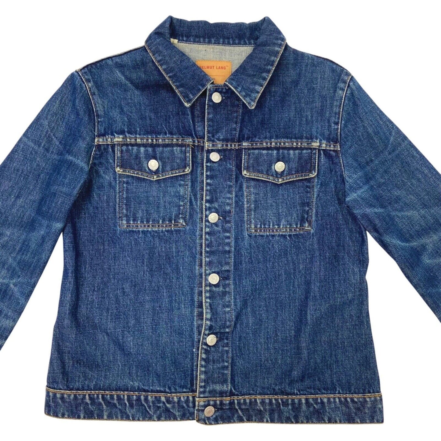 Vintage 90s 00s Blue Helmut Lang Denim Jacket M