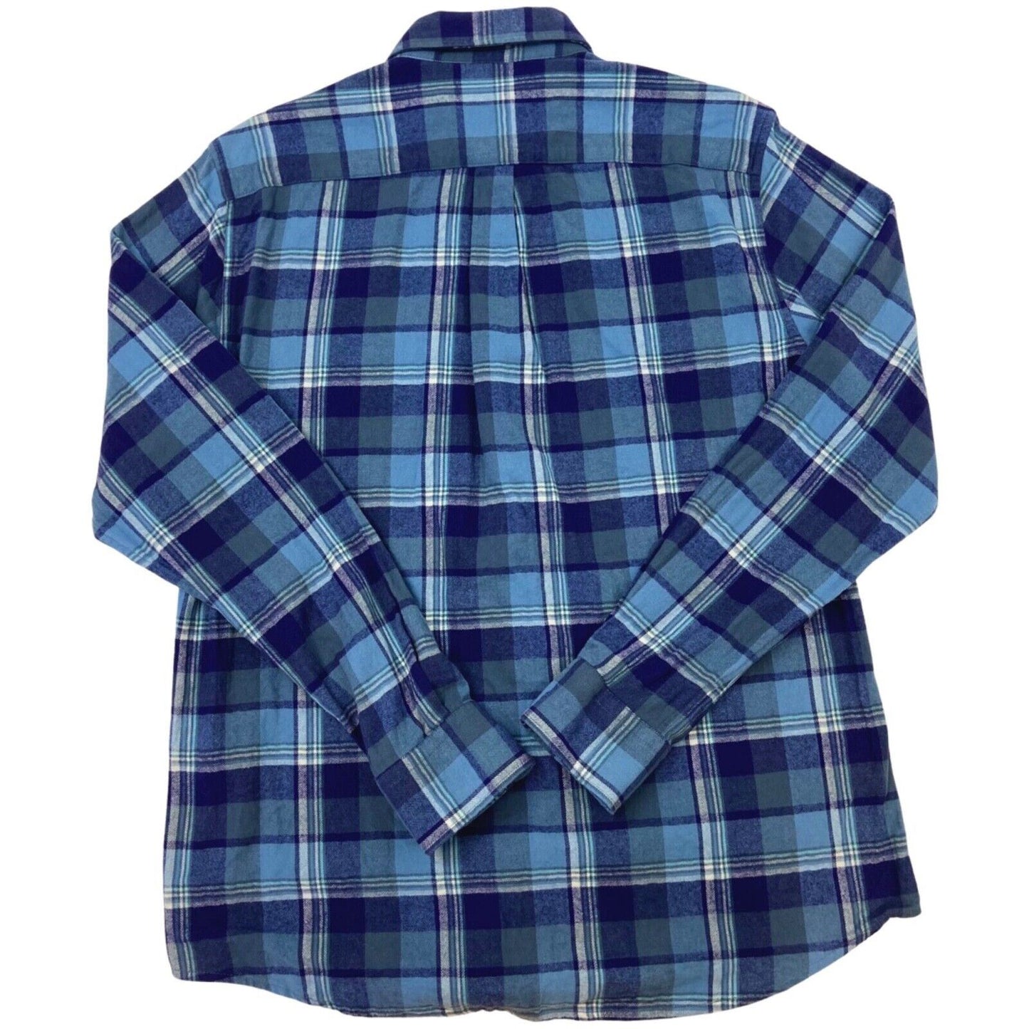 Vintage 90s 00s Blue Plaid Patagonia Long Sleeve Button Down Flannel Shirt M