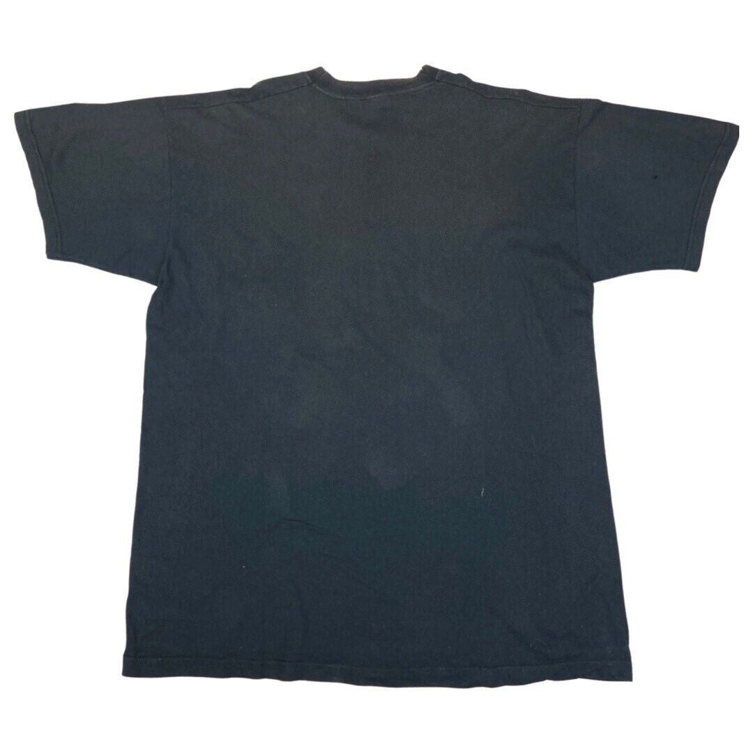Vintage Rare Early 90s Black Cadillac Graphic Print T-shirt XL