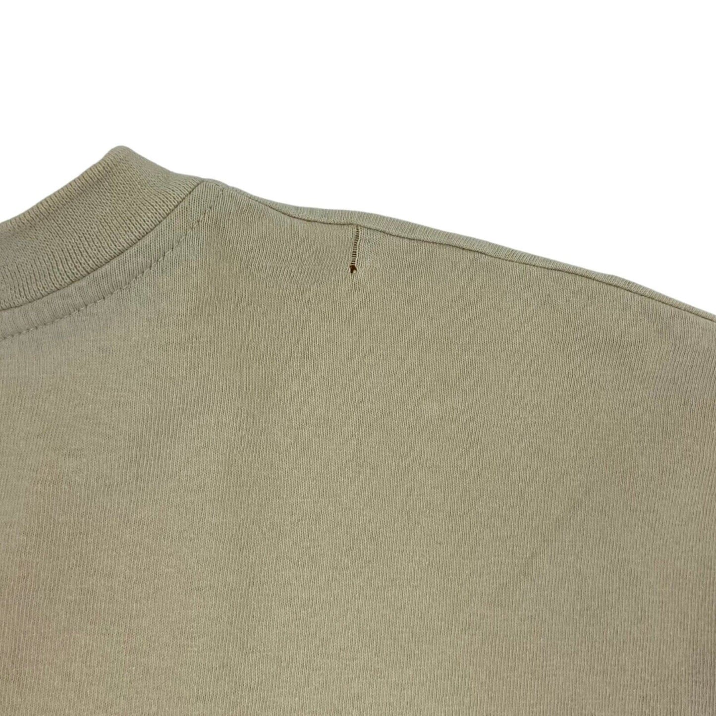 Vintage Y2K Cream Blue Diesel Graphic Print T-shirt L