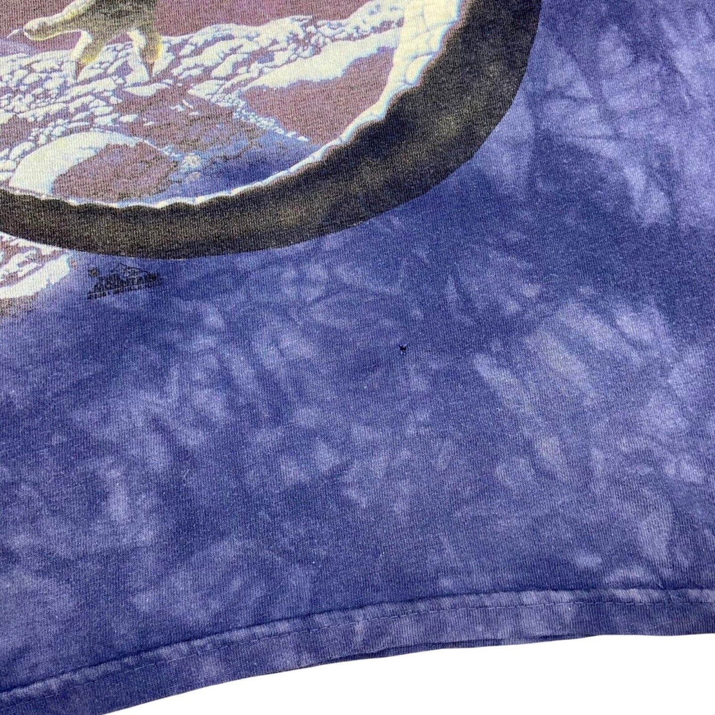 Vintage 90s 00s Purple Tie-Dye The Mountain Graphic T-shirt XL