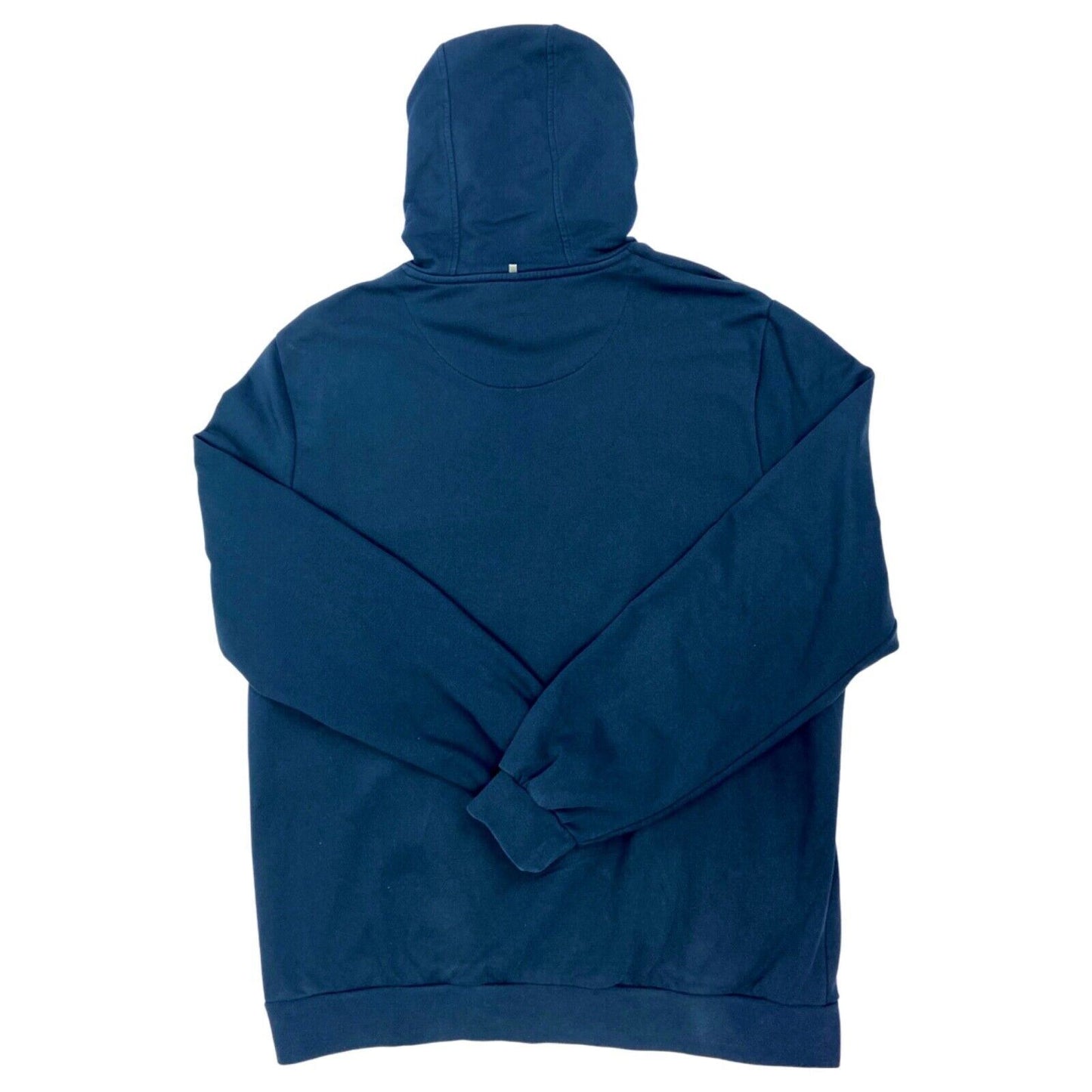 Vintage 90s 00s Navy Fila Spell Out Hoodie L