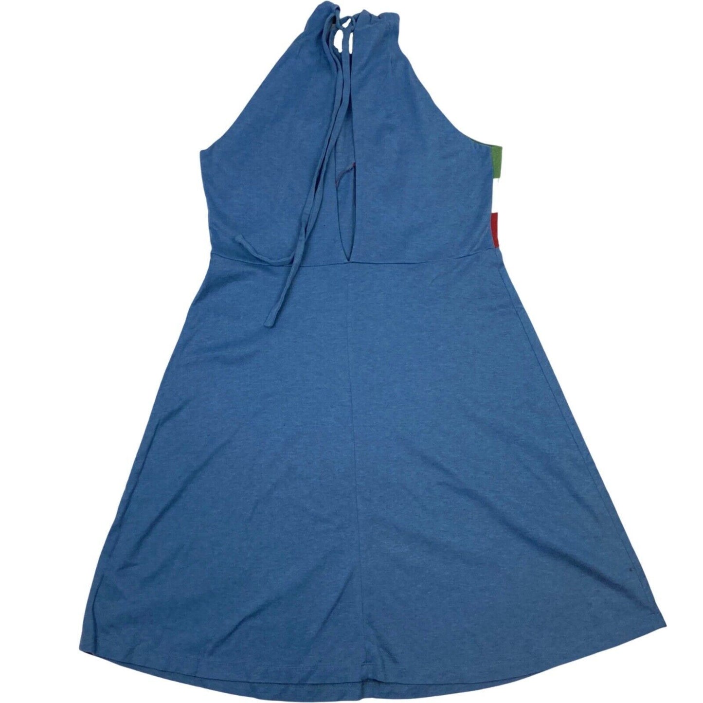 Vintage Y2K Blue Red Green Yellow Hugo Boss Halter Neck Dress M