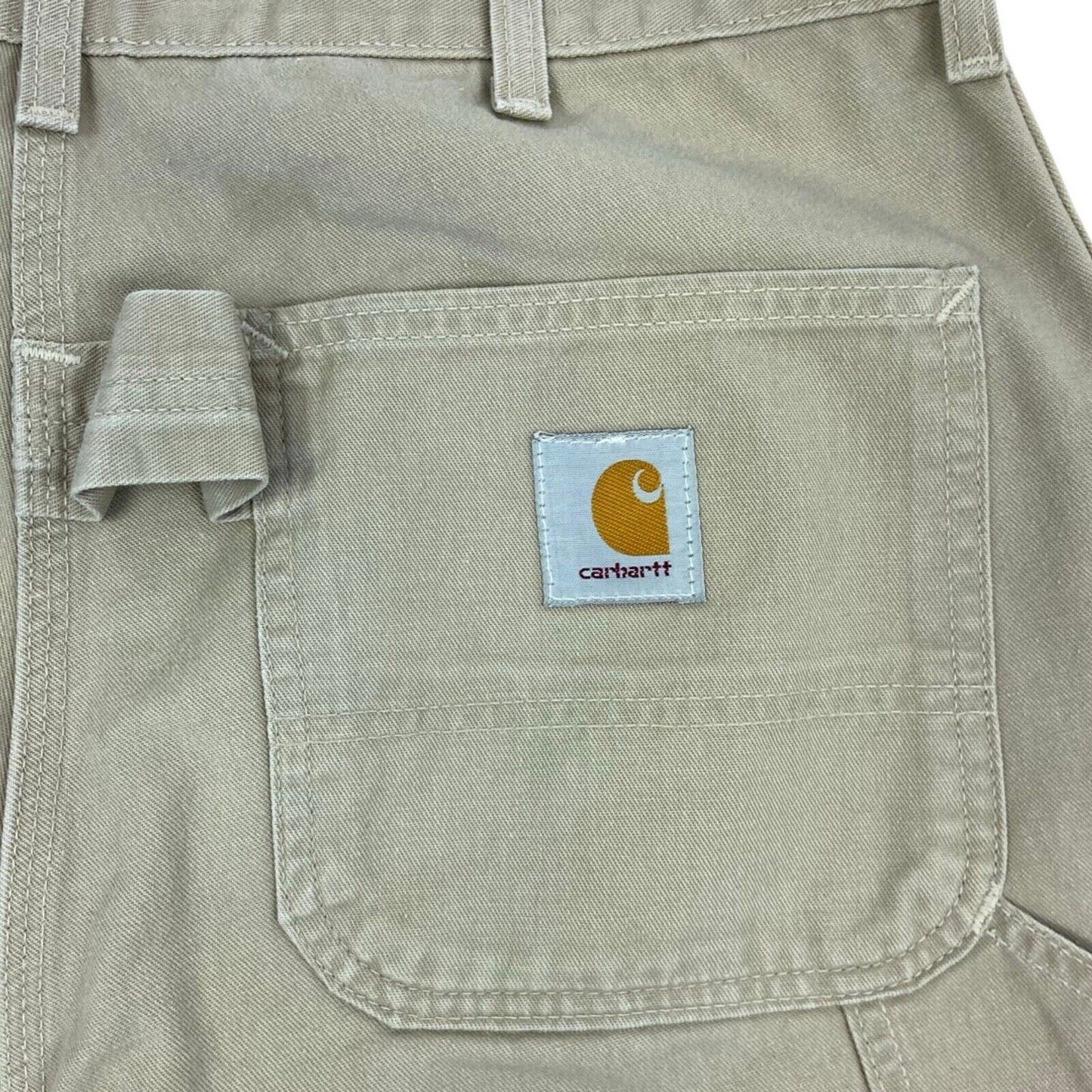 Vintage 90s 00s Beige Carhartt Cargo Shorts M
