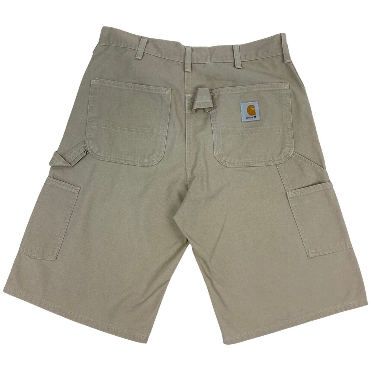 Vintage 90s 00s Beige Carhartt Cargo Shorts M