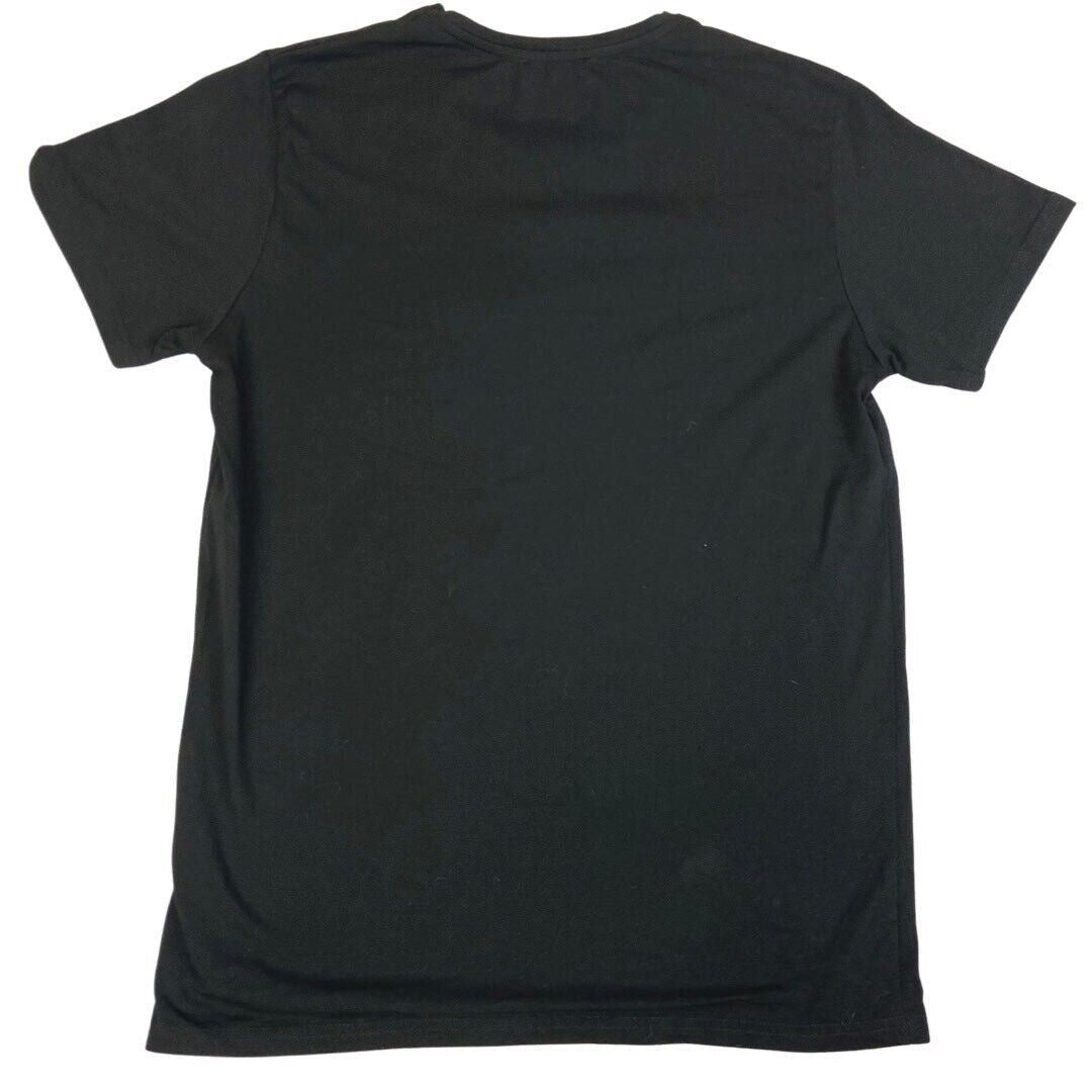 Vintage 90s 00s Black Philipp Plein Camouflage Skull T-shirt M