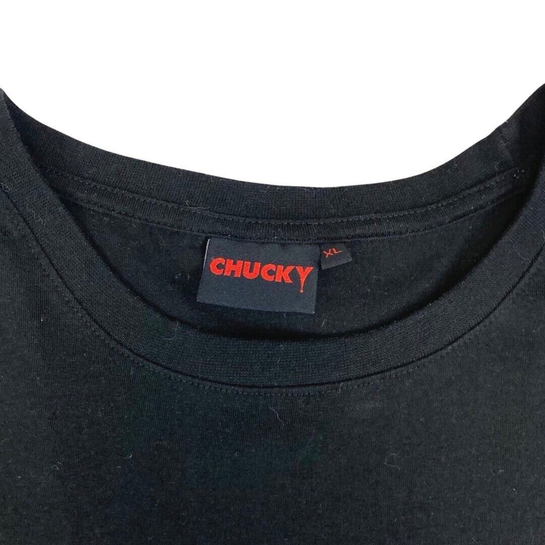 Vintage 90s 00s Black Chucky Graphic T-shirt M