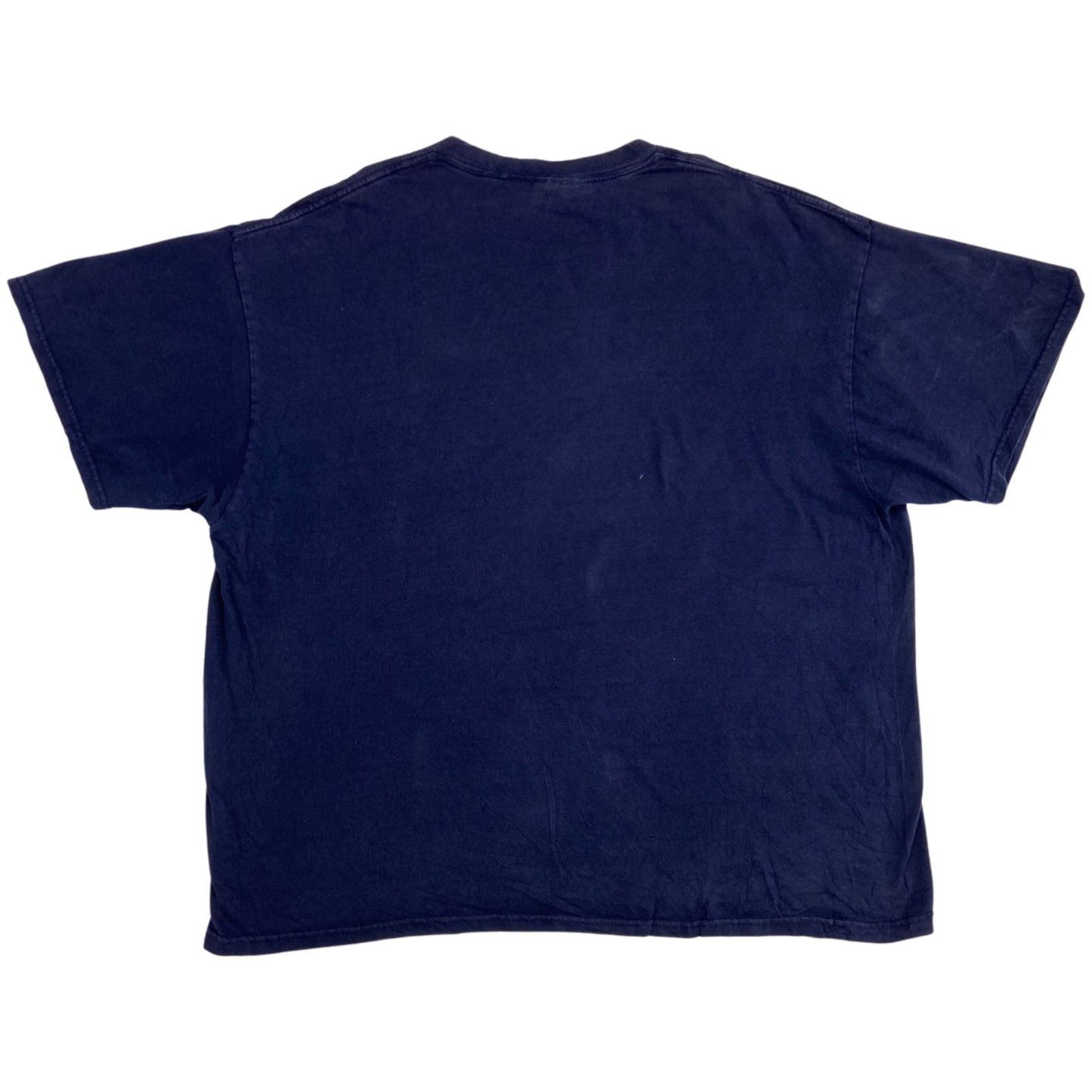 Vintage 90s Blue Nike Spell Out Logo T-shirt XL