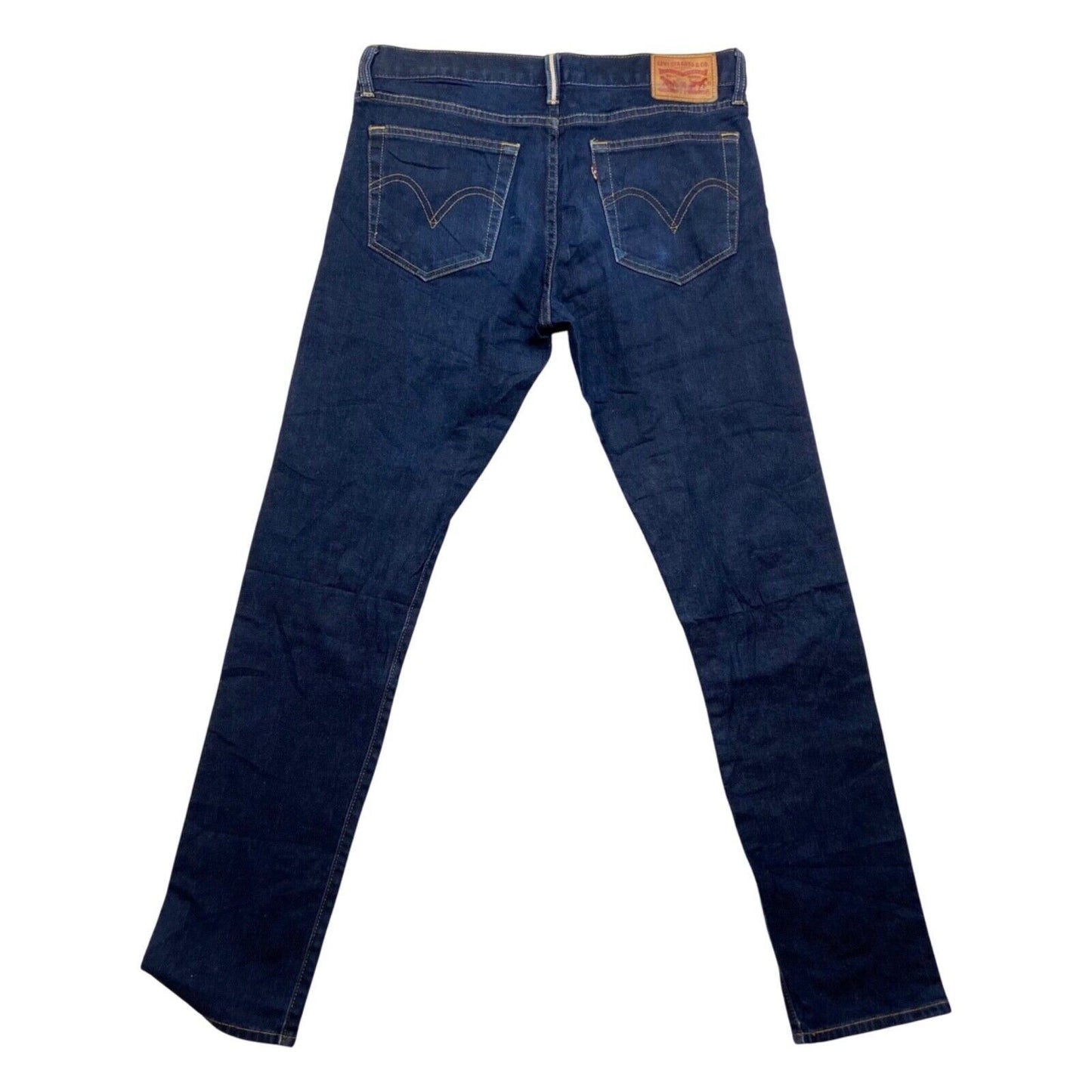 LADIES LEVIS PREMIUM SELVEDGE 511 BOYFRIEND SKINNY FIT STRETCH JEANS 28 W 32 L