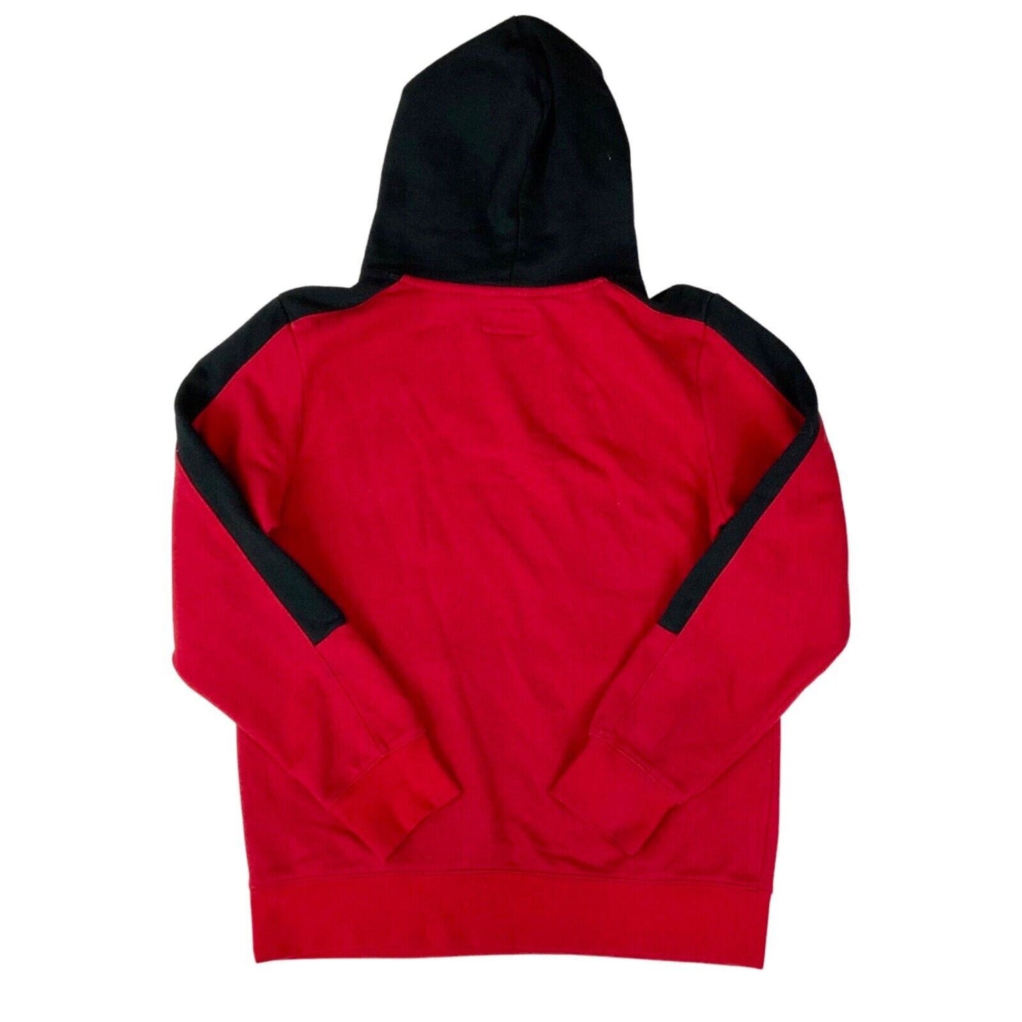 Vintage 90s 00s Red Black Nike Air Jordan Hoodie Graphic Print XS S