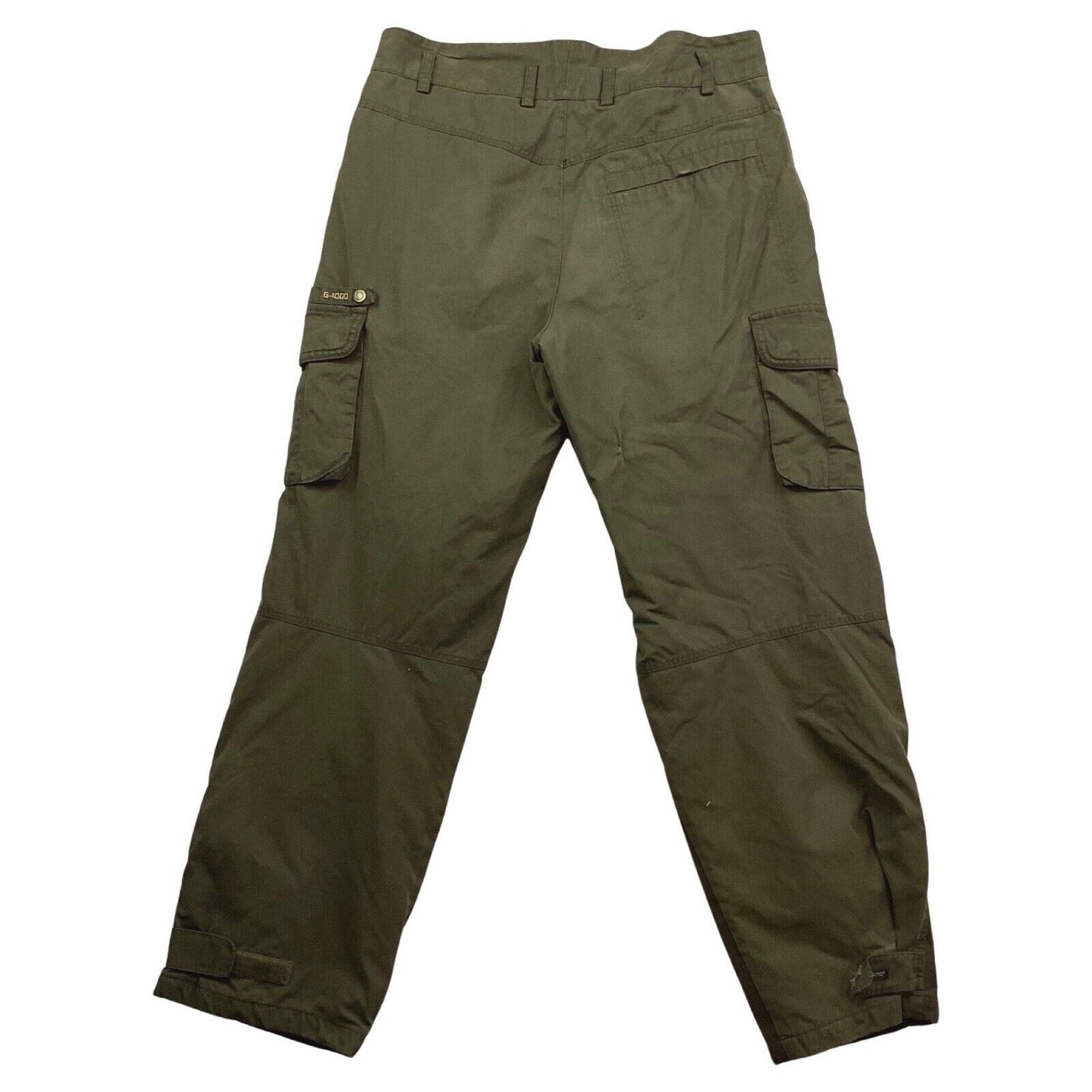 Vintage 90s 00s Khaki Green Fjällräven Brown Cargo Utility Trousers L