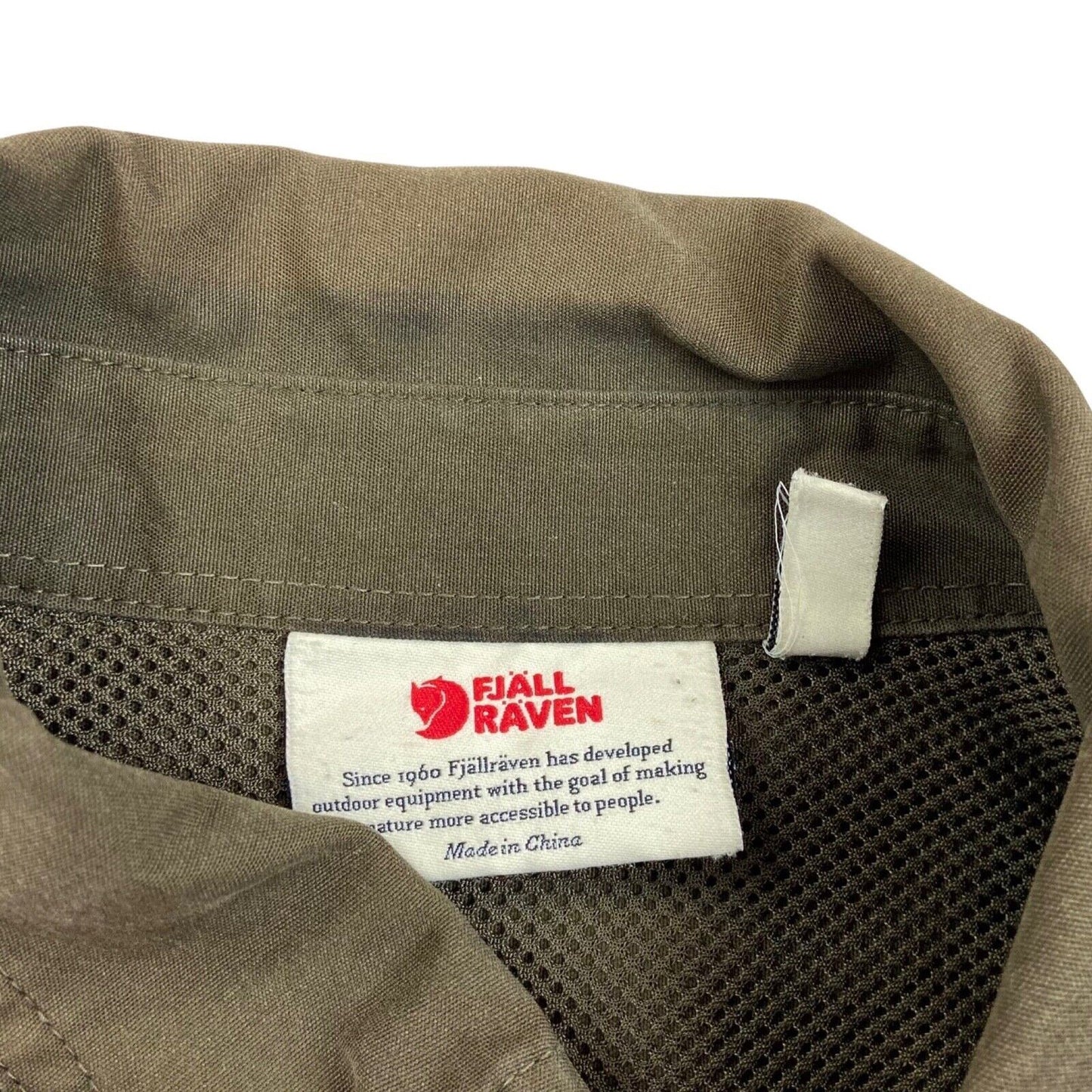 Vintage 90s 00s Brown Fjällräven Button Up Sarek Trekking Shirt L