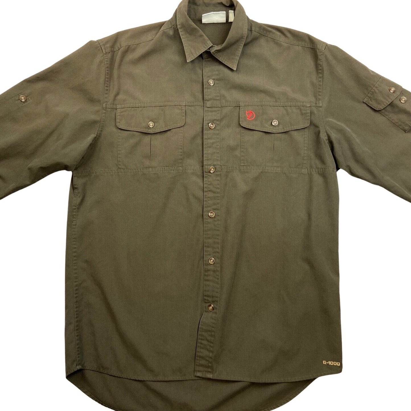 Vintage 90s 00s Brown Fjällräven Button Up Sarek Trekking Shirt L