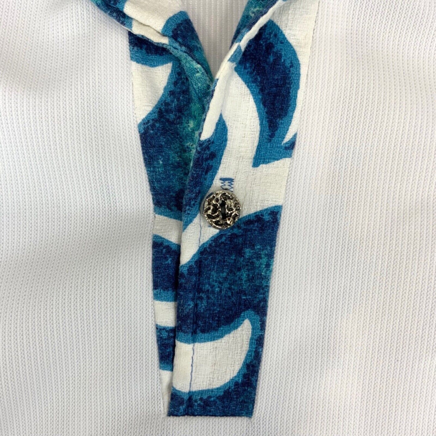 VTG 60s 70s IOLANI BARK HAWAIIAN SMOCK WEDDING ALOHA SHIRT TIKI ROCKABILLY 42”